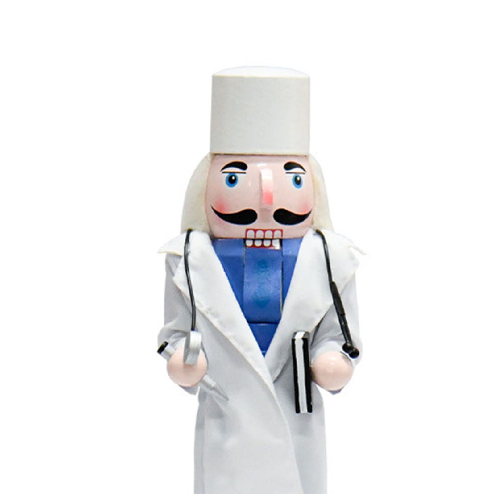 Doctor Nutcracker Decorative 14.2in Wood Nutcracker Figurine for Party Holiday view 2