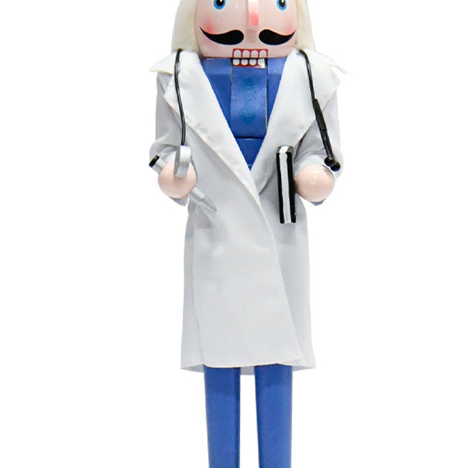 Doctor Nutcracker Decorative 14.2in Wood Nutcracker Figurine for Party Holiday view 5