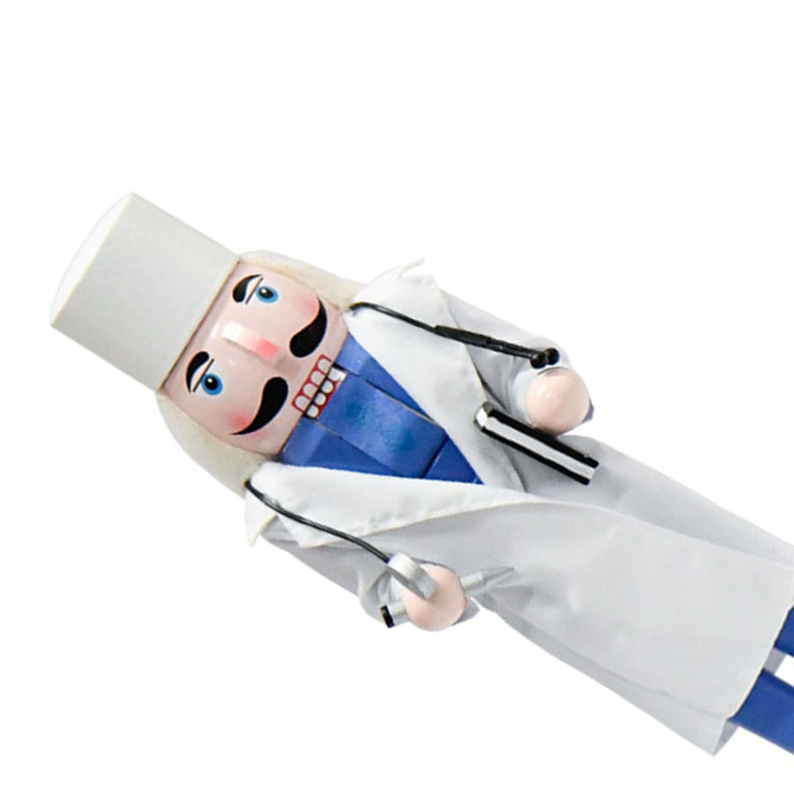 Doctor Nutcracker Decorative 14.2in Wood Nutcracker Figurine for Party Holiday view 7