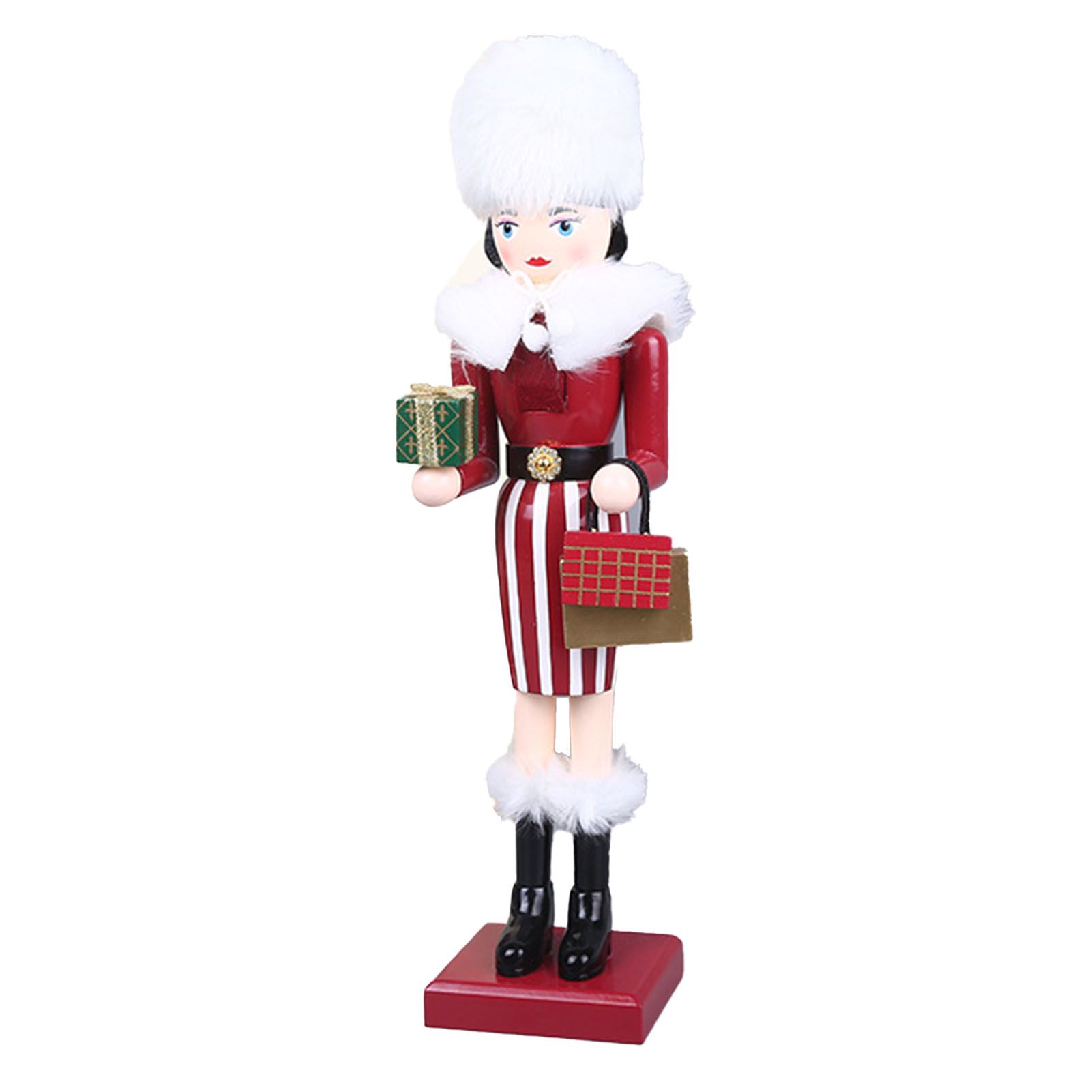 Xmas Wooden Nutcracker Home Decoration Cute Vivid Woodem Xmas Nutcracker view 3