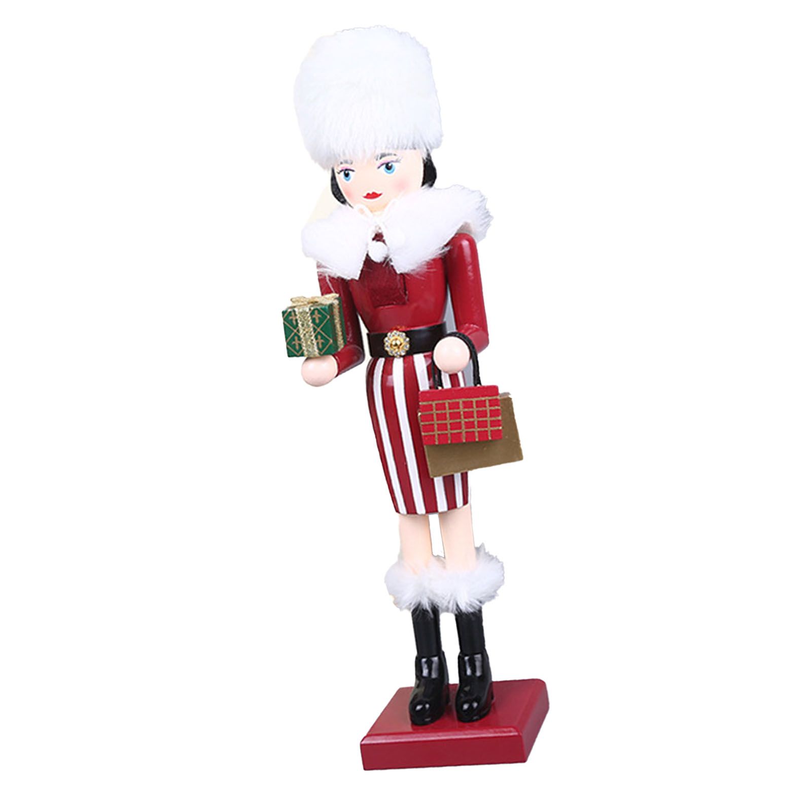 Xmas Wooden Nutcracker Home Decoration Cute Vivid Woodem Xmas Nutcracker view 4