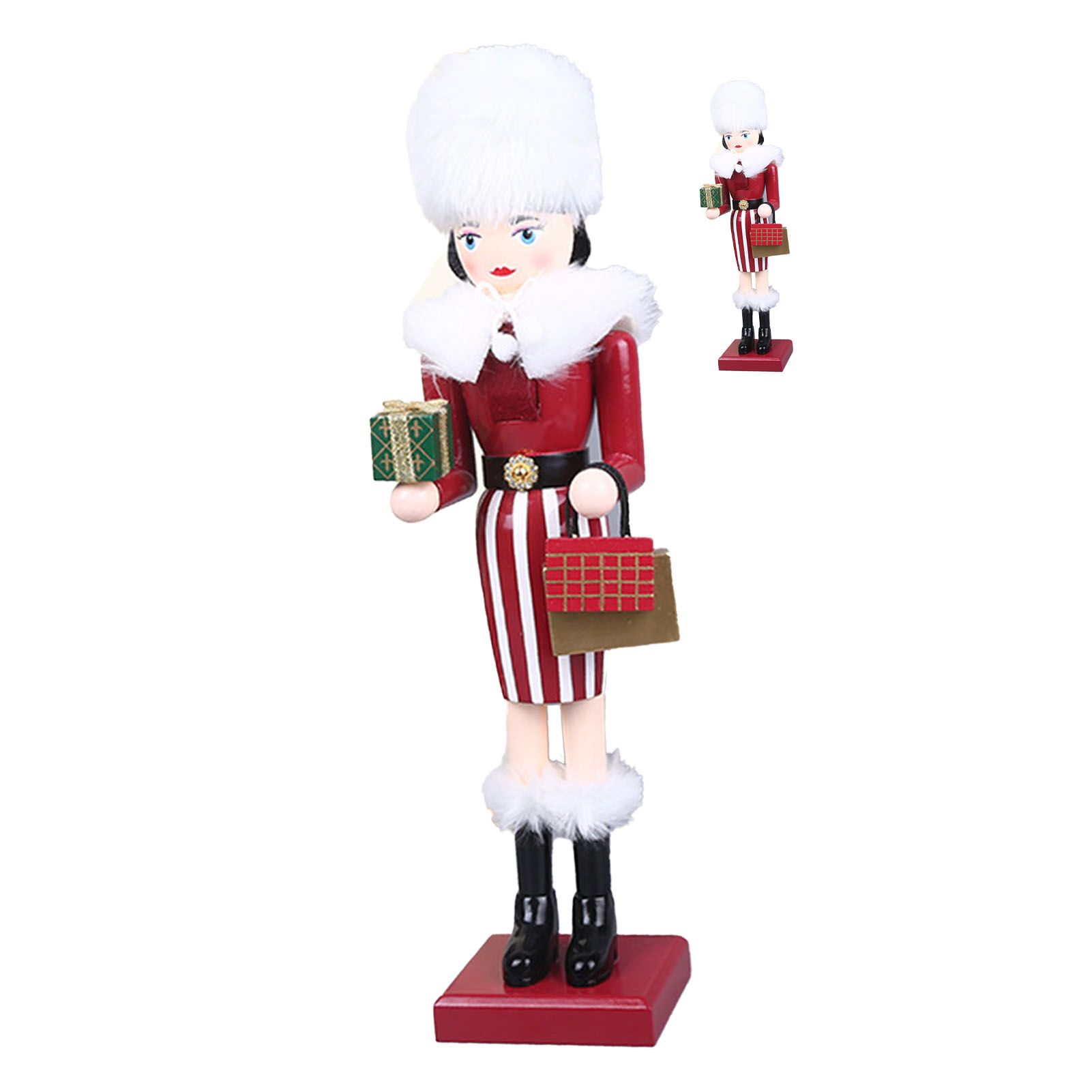Xmas Wooden Nutcracker Home Decoration Cute Vivid Woodem Xmas Nutcracker view 6