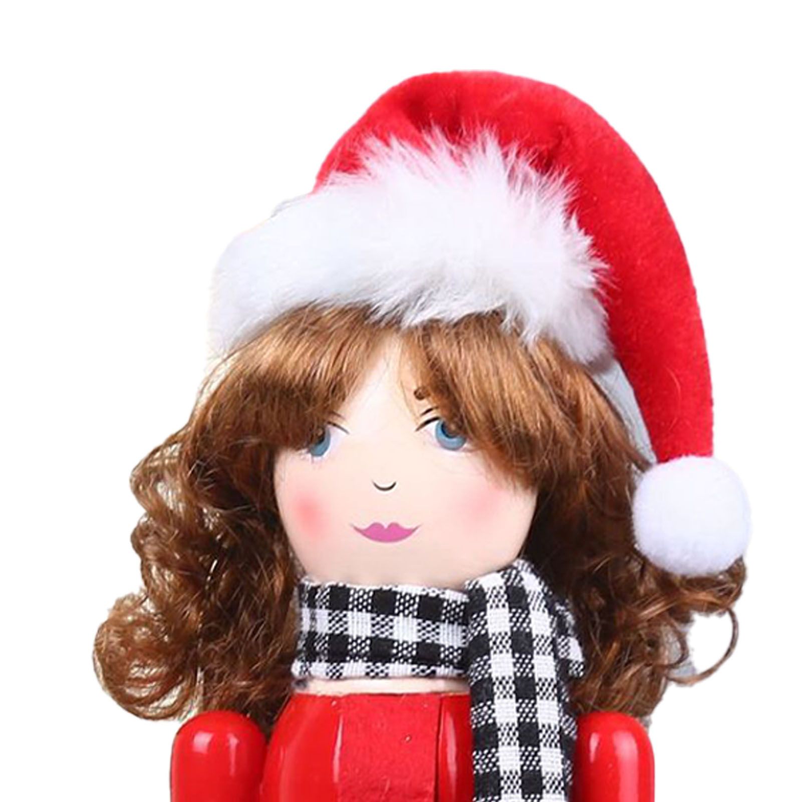 Xmas Wooden Nutcracker Home Decoration Cute Vivid Woodem Xmas Nutcracker view 2
