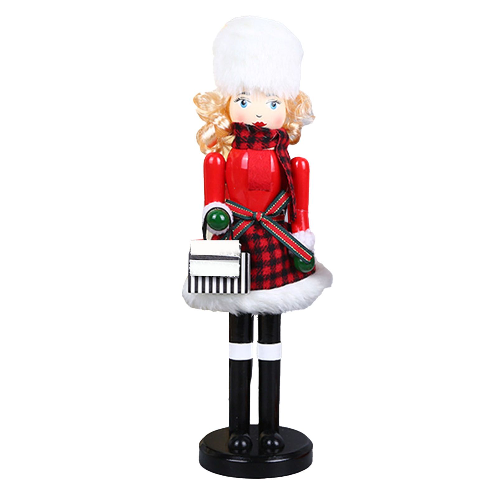 Xmas Wooden Nutcracker Home Decoration Cute Vivid Woodem Xmas Nutcracker view 3
