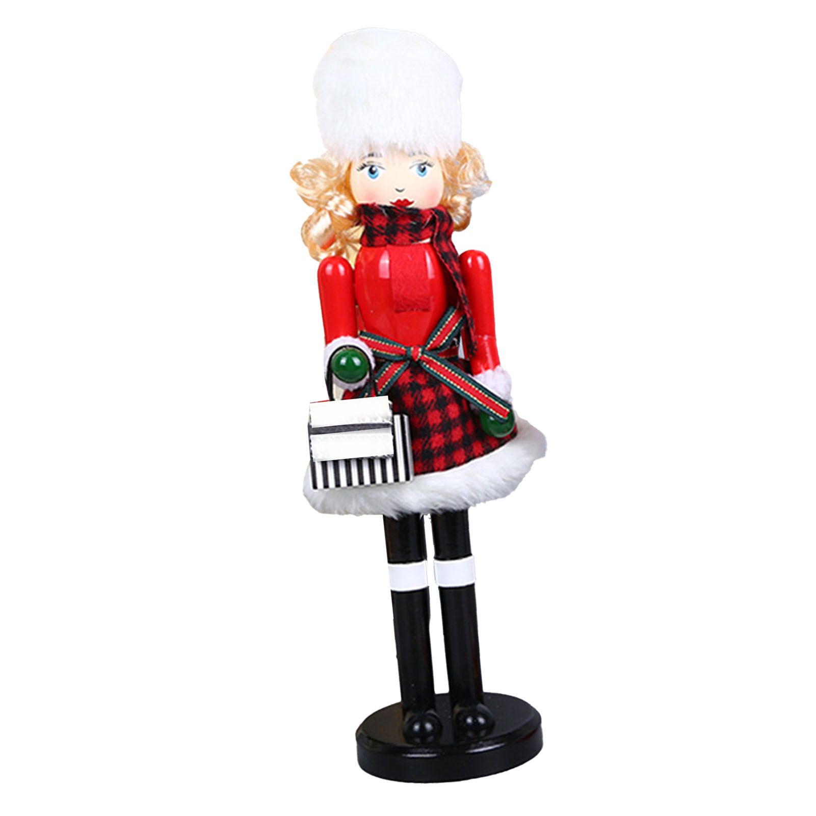 Xmas Wooden Nutcracker Home Decoration Cute Vivid Woodem Xmas Nutcracker view 4