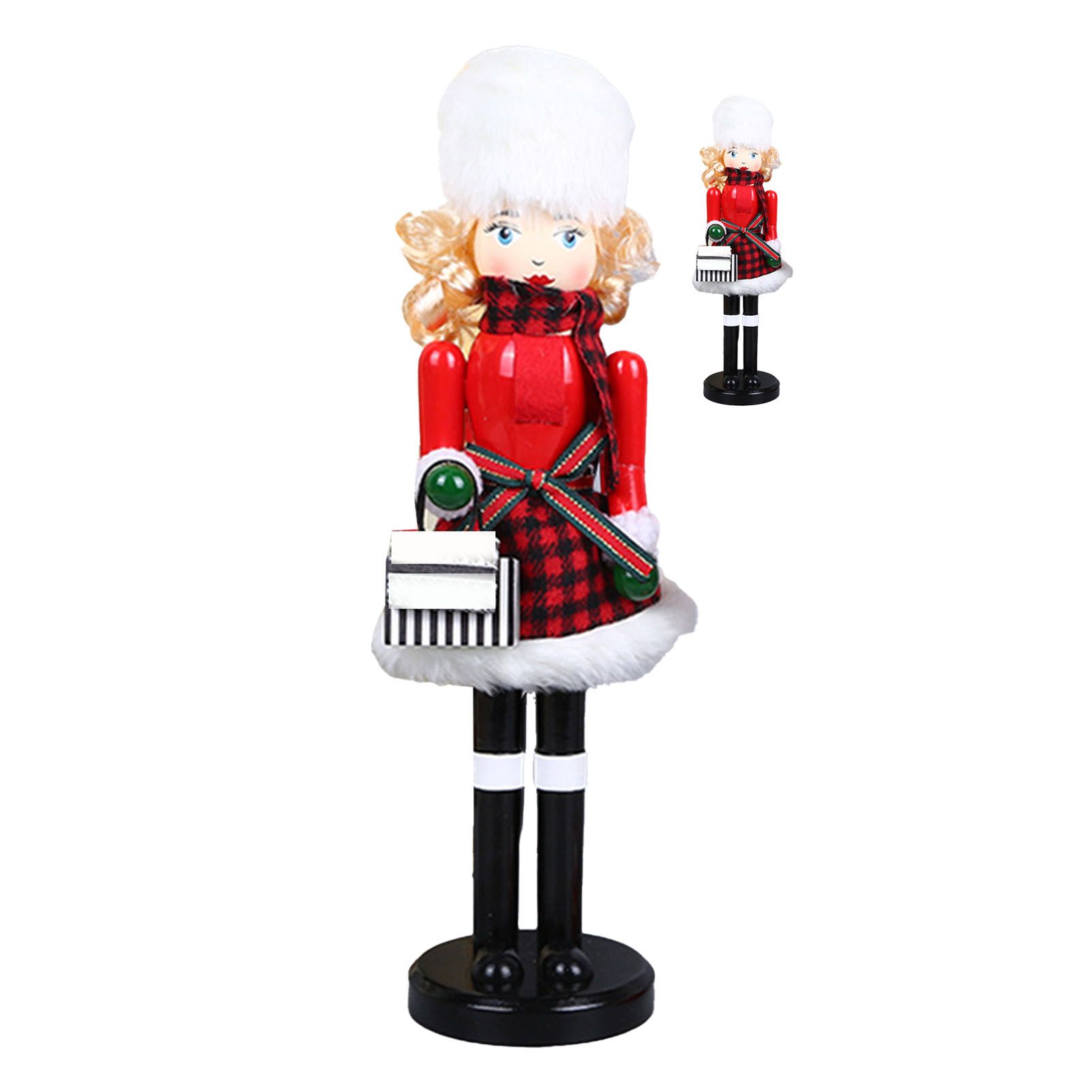 Xmas Wooden Nutcracker Home Decoration Cute Vivid Woodem Xmas Nutcracker view 6