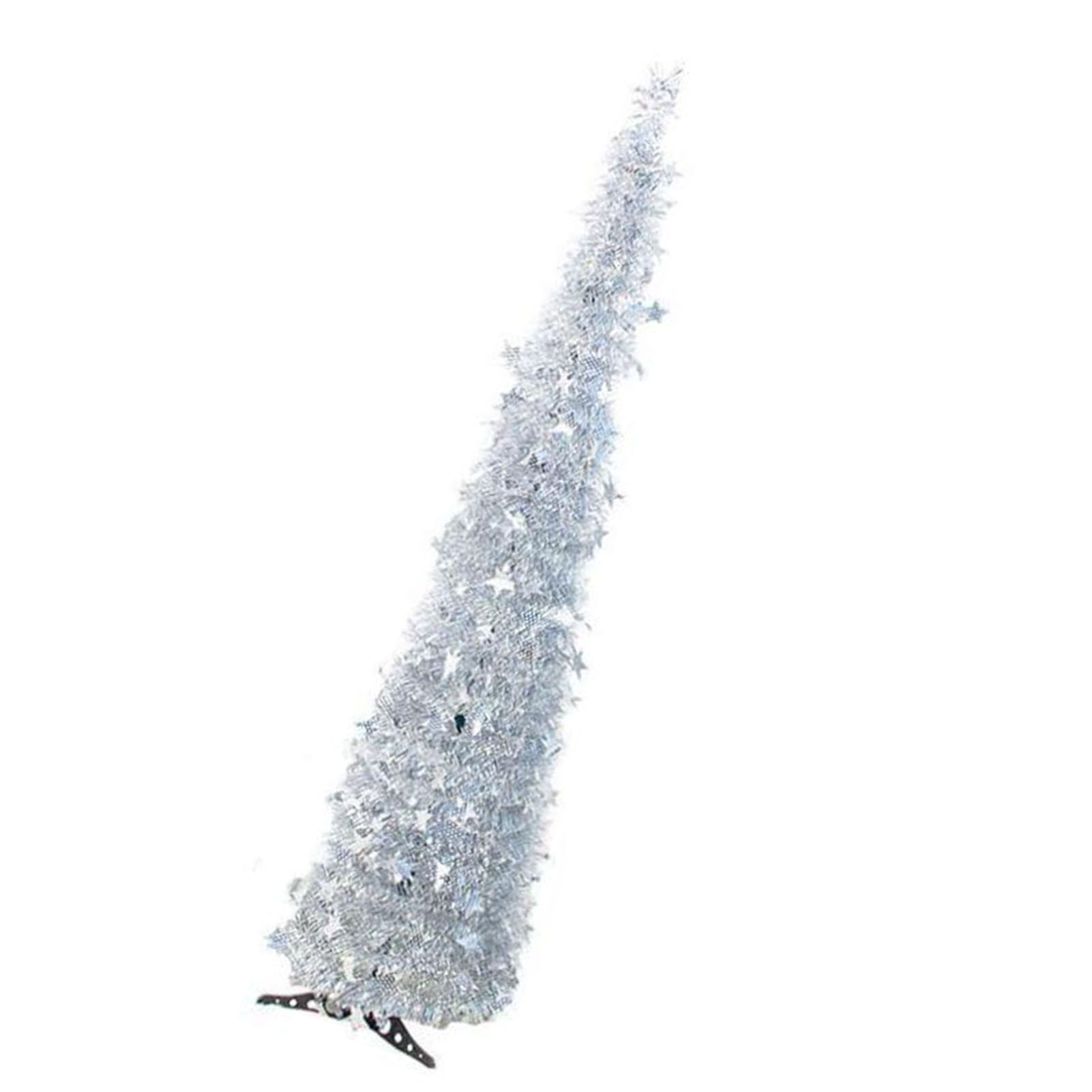 Xmas Tree PVC Star Glitter Festive Foldable Xmas Tree Figurine Decoration for view 4