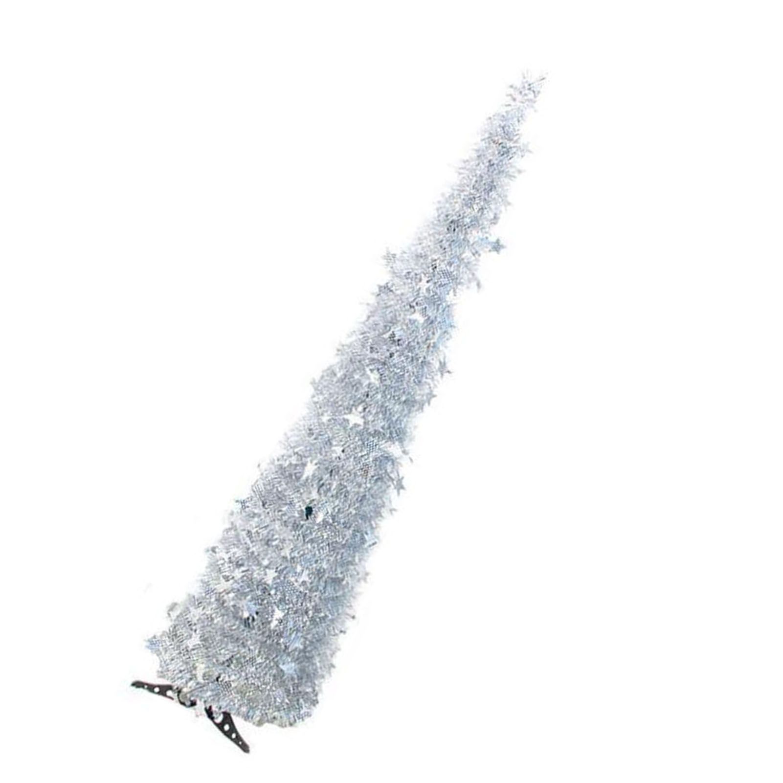 Xmas Tree PVC Star Glitter Festive Foldable Xmas Tree Figurine Decoration for view 6