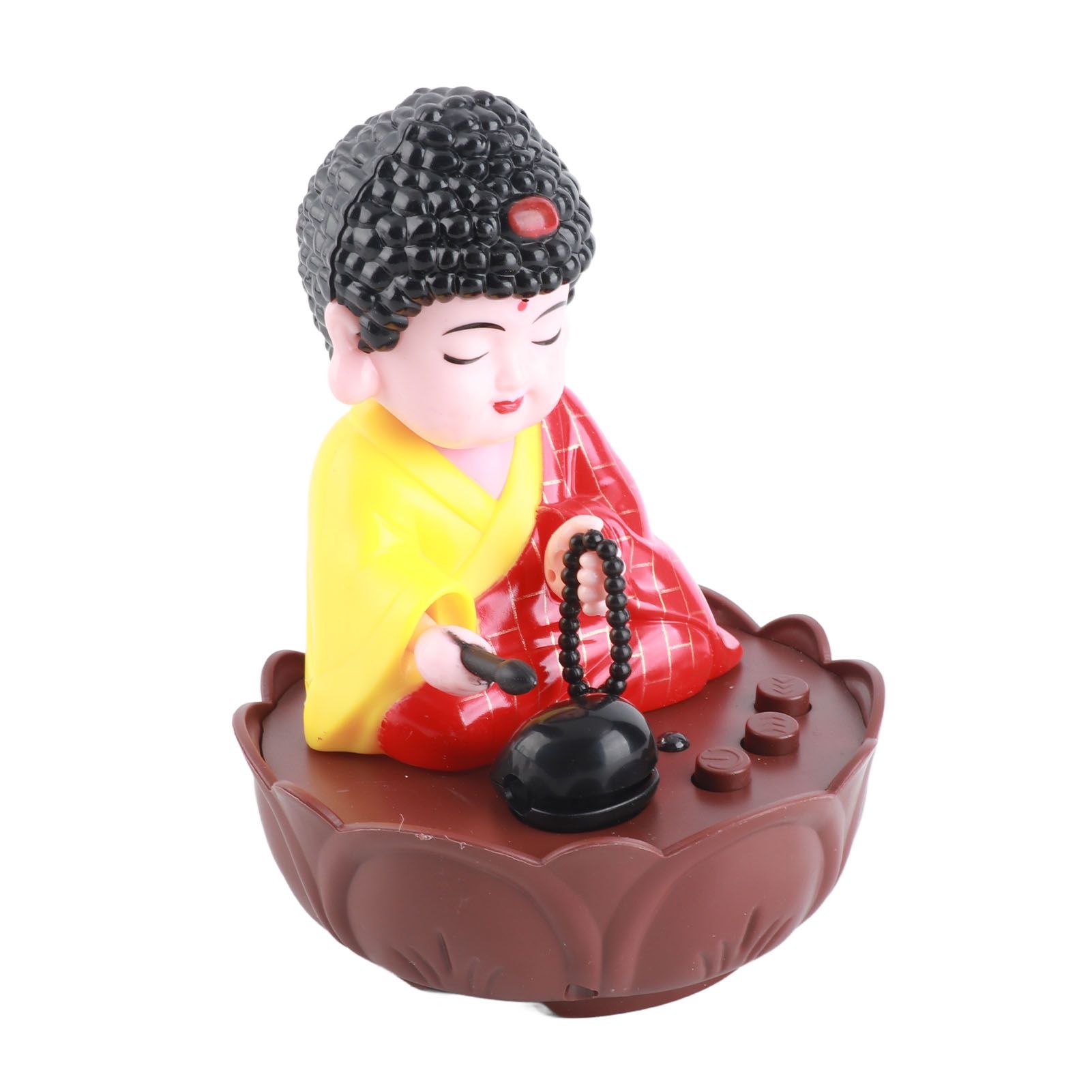 Nodding Chanting Joss Figurine Statue with Music Car Dashboard Display Joss