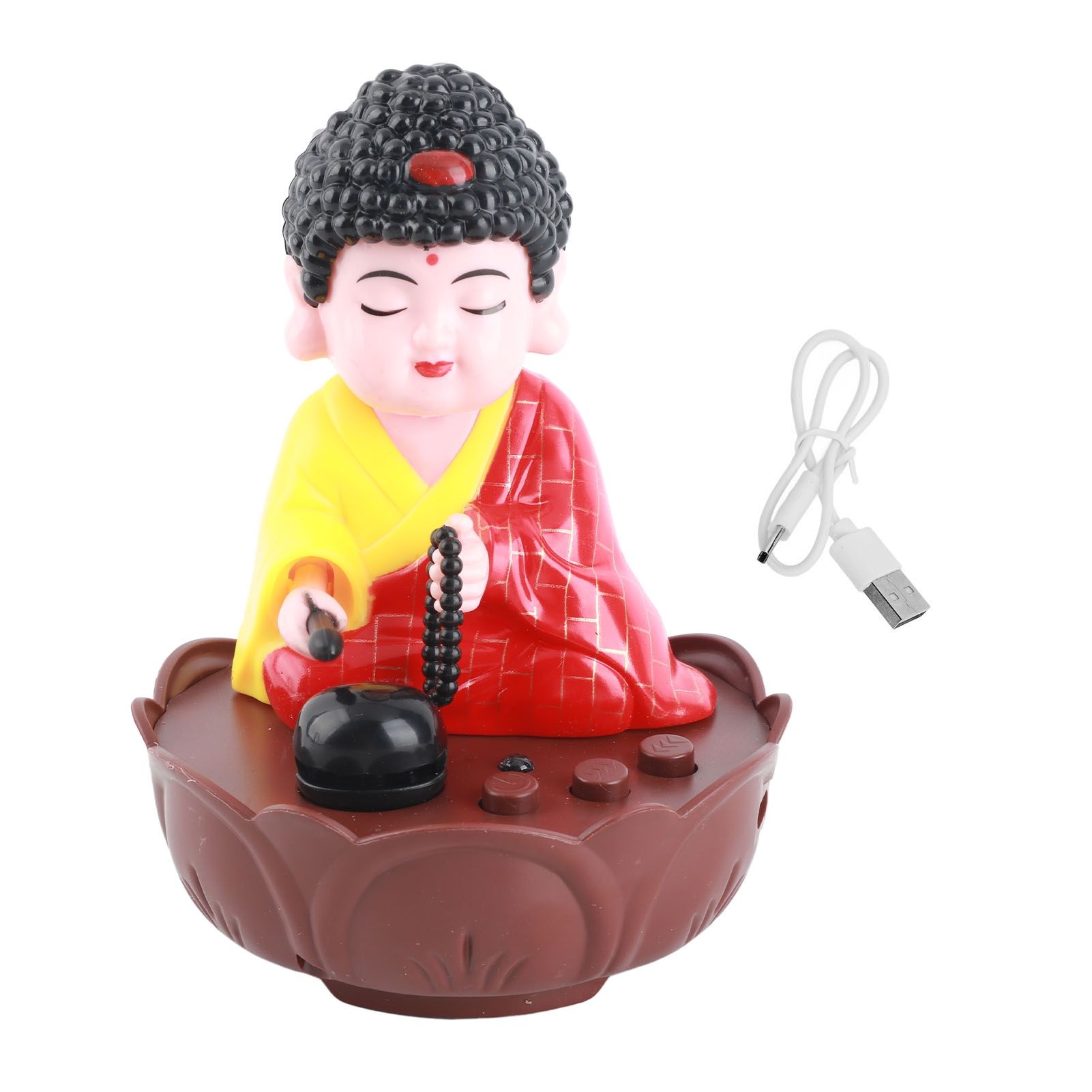 Nodding Chanting Joss Figurine Statue with Music Car Dashboard Display Joss view 2