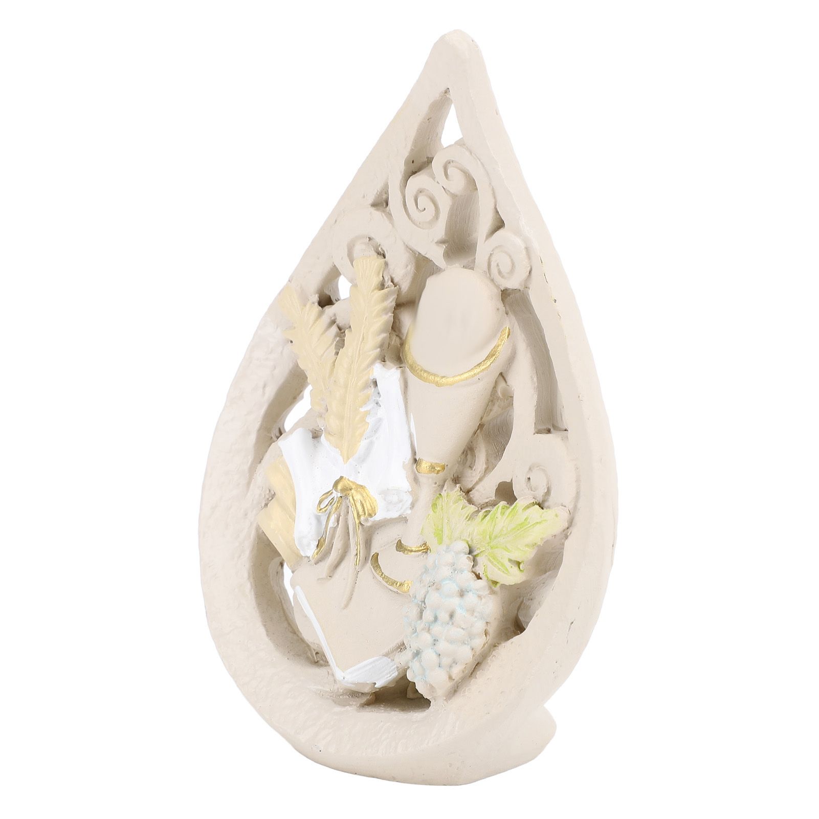 Flame Shape Communion Decoration Resin Flame Ornament Religious Figurine — image 1