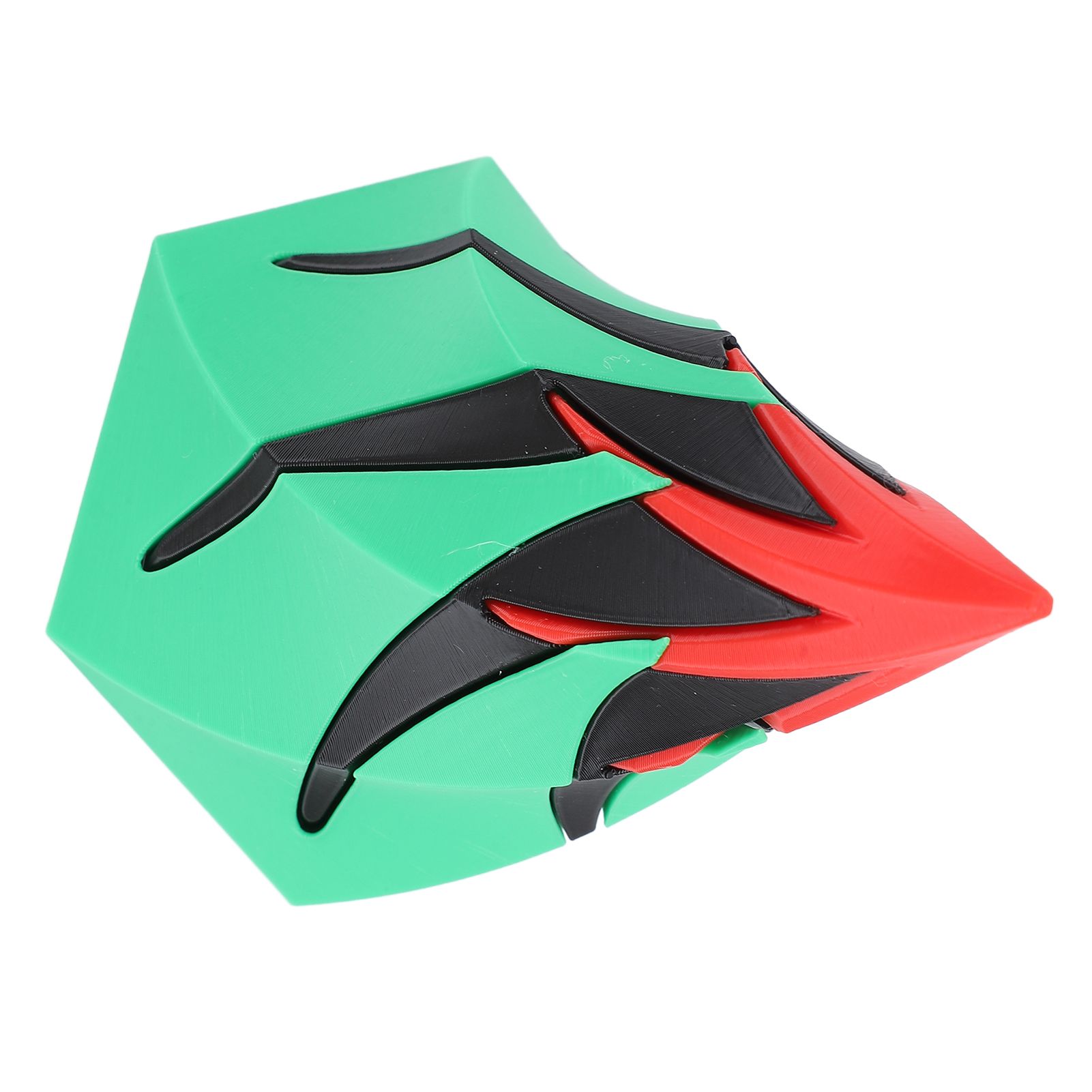 Spiral Fidget Toy Volcano Modeling Brightly Colored Portable 3D Printed Spiral view 7
