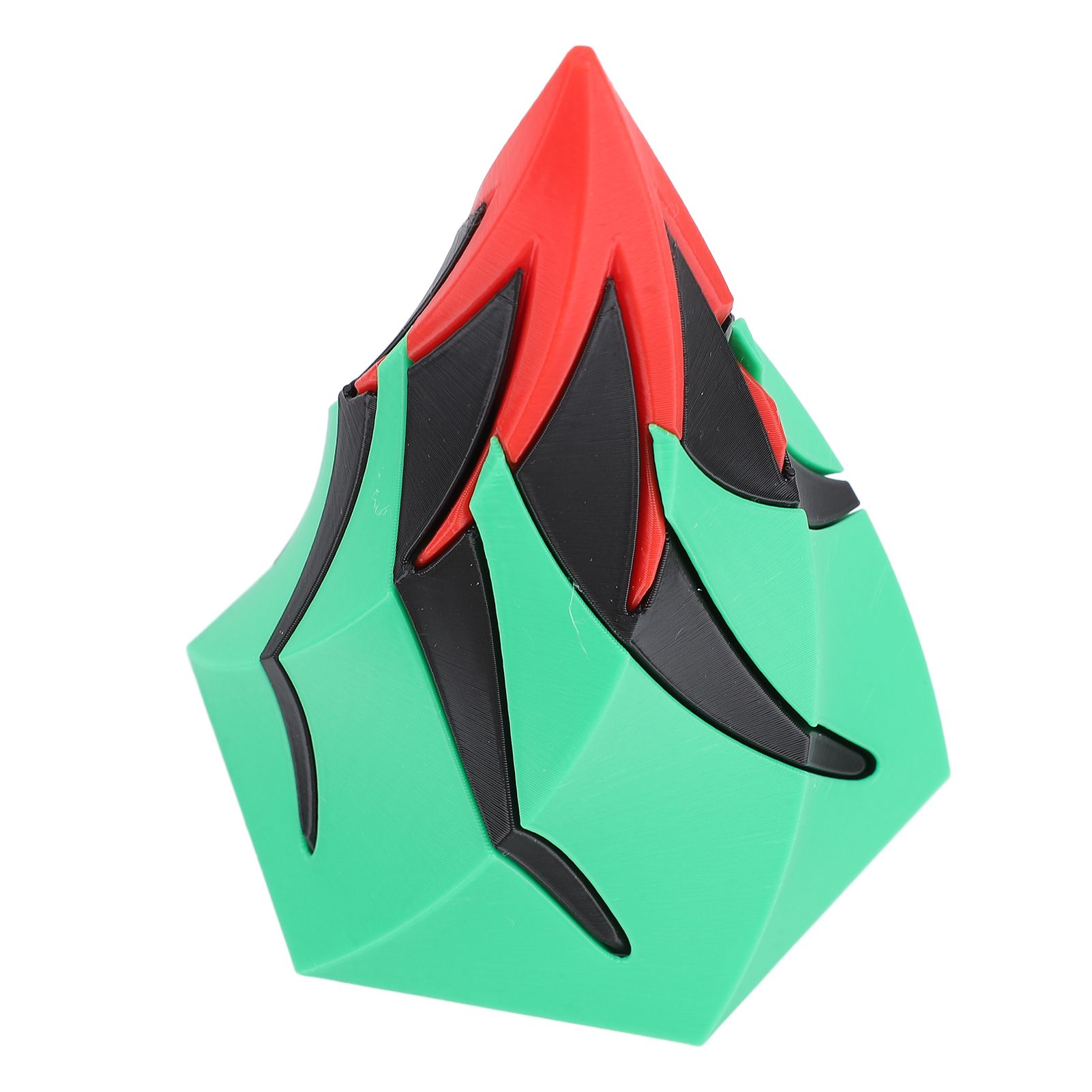Spiral Fidget Toy Volcano Modeling Brightly Colored Portable 3D Printed Spiral view 12