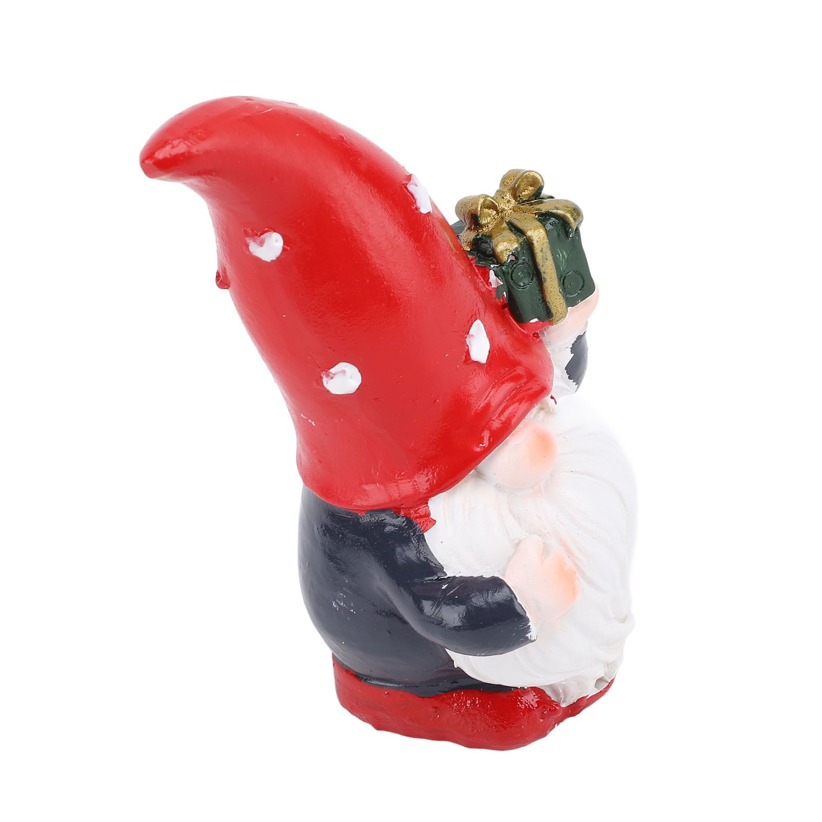Cute Dwarf Statue Resin Gnome Holiday Decorations for Home Office Tabletop view 10