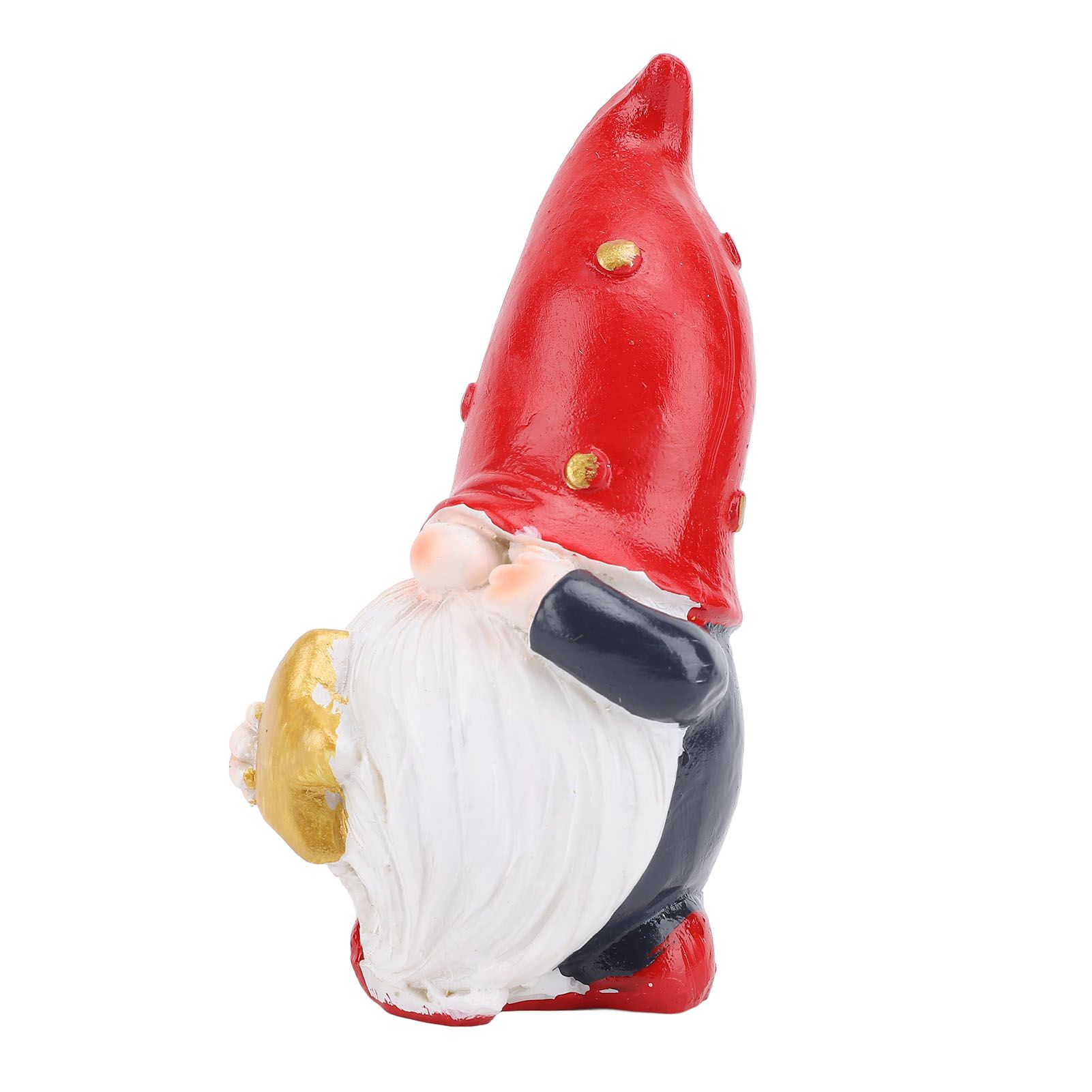 Cute Dwarf Statue Resin Gnome Holiday Decorations for Home Office Tabletop — image 1