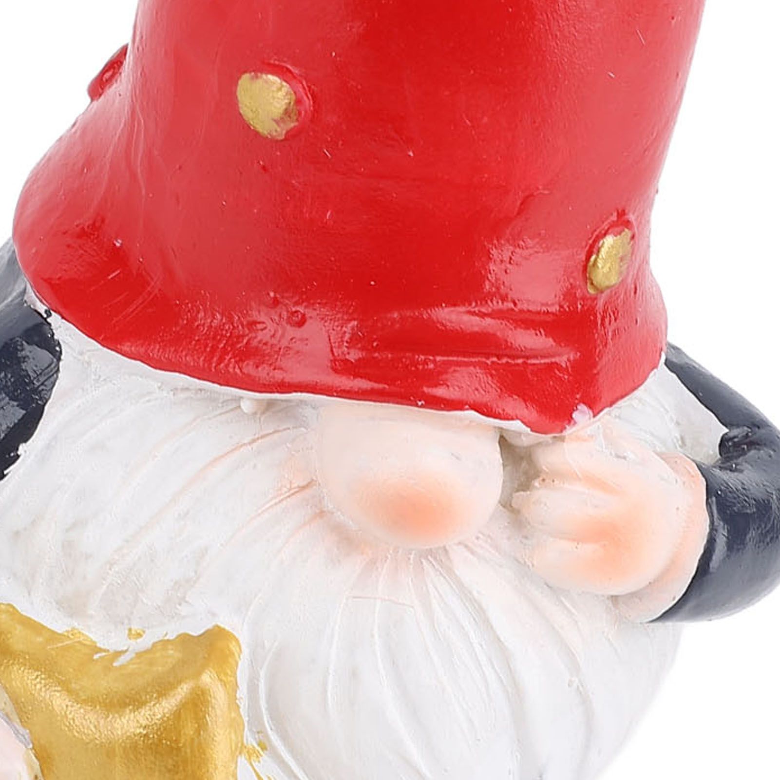 Cute Dwarf Statue Resin Gnome Holiday Decorations for Home Office Tabletop view 5