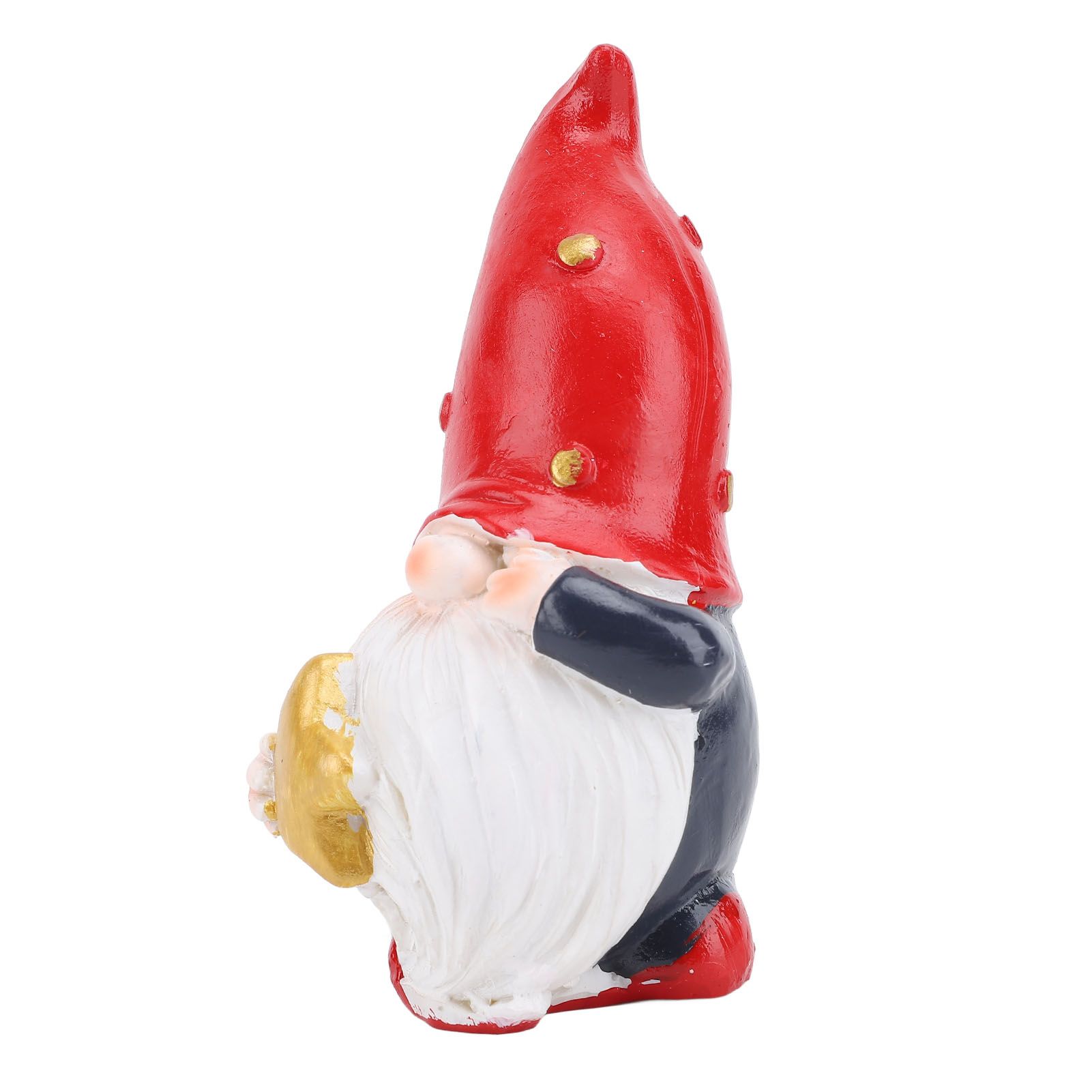 Cute Dwarf Statue Resin Gnome Holiday Decorations for Home Office Tabletop view 6