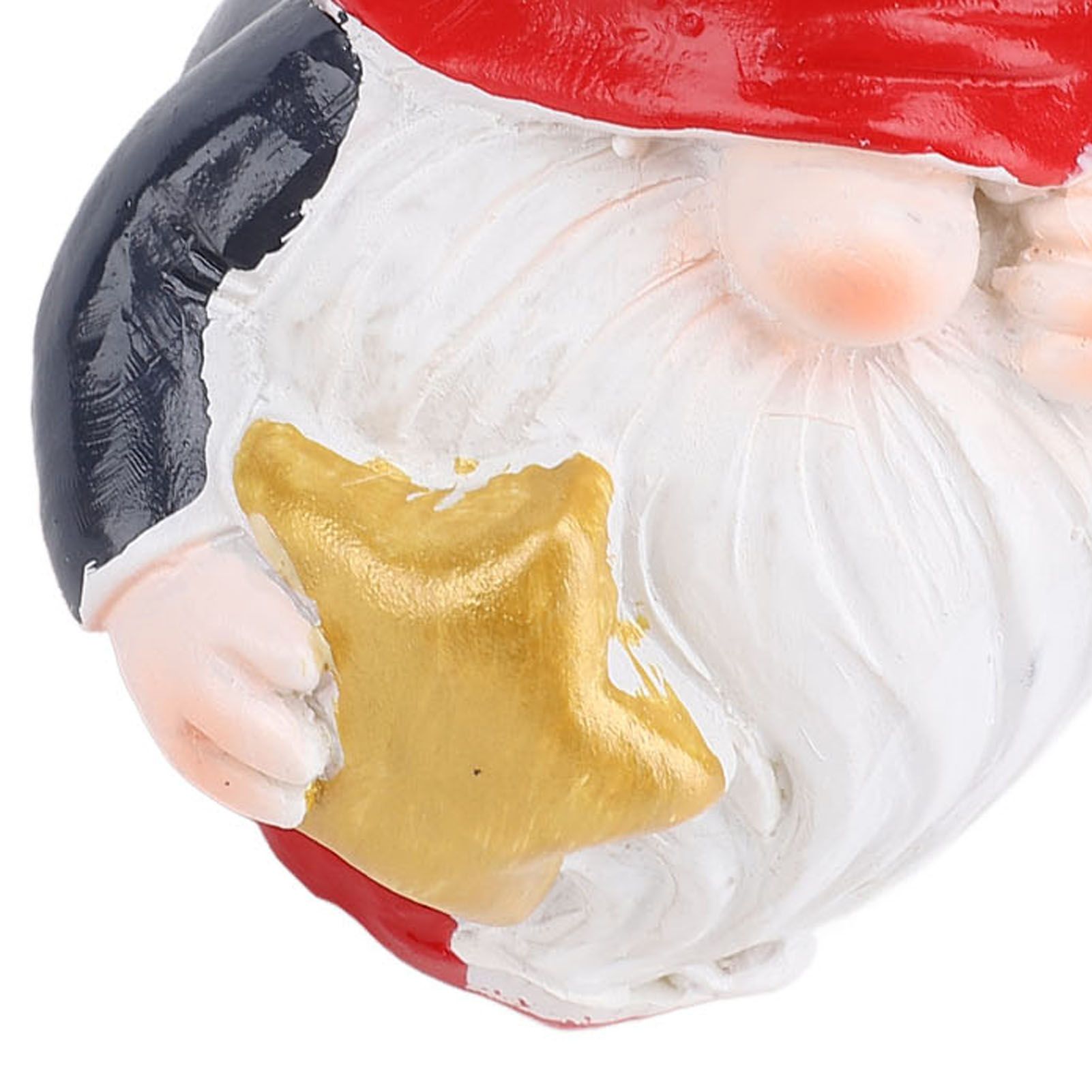 Cute Dwarf Statue Resin Gnome Holiday Decorations for Home Office Tabletop view 7