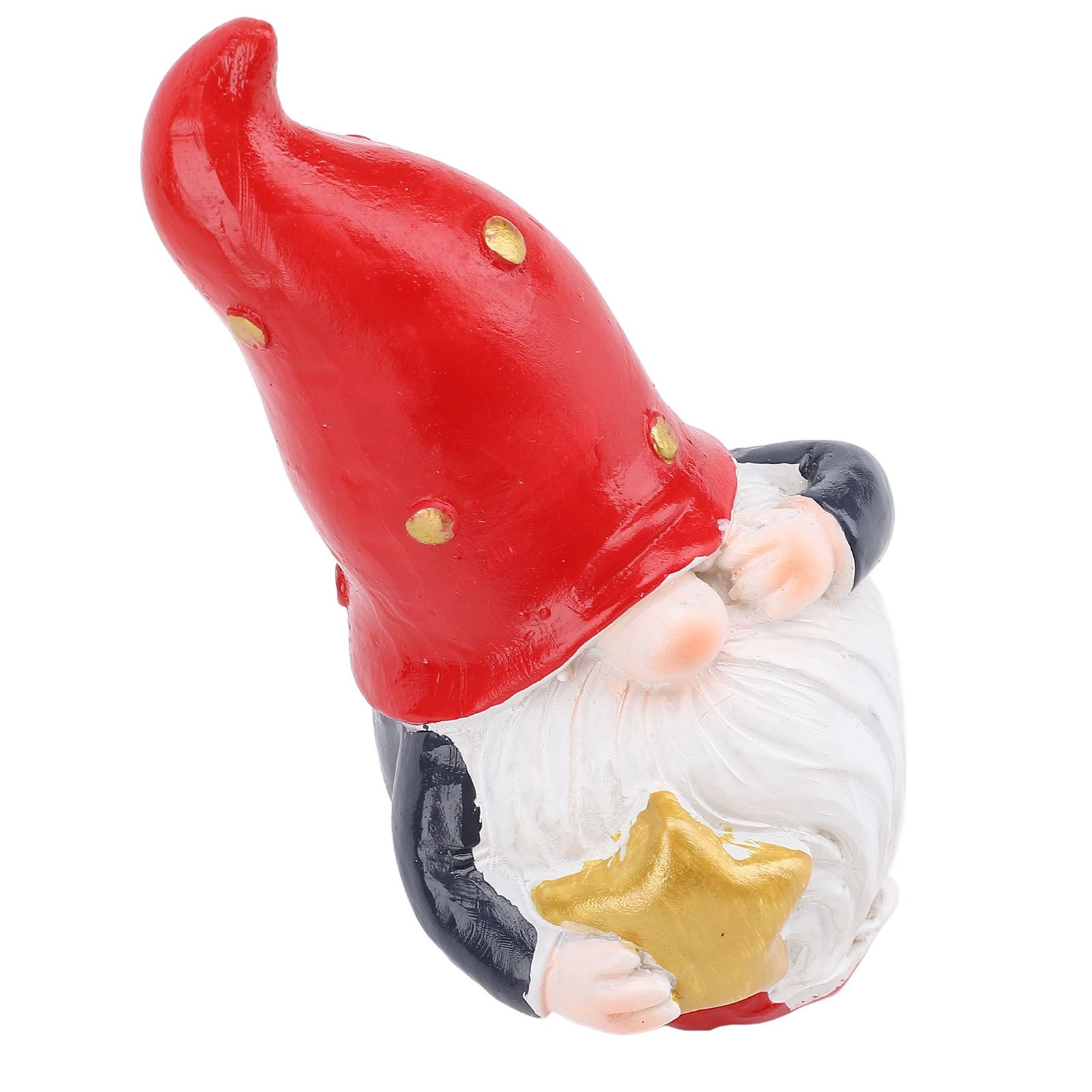Cute Dwarf Statue Resin Gnome Holiday Decorations for Home Office Tabletop view 8