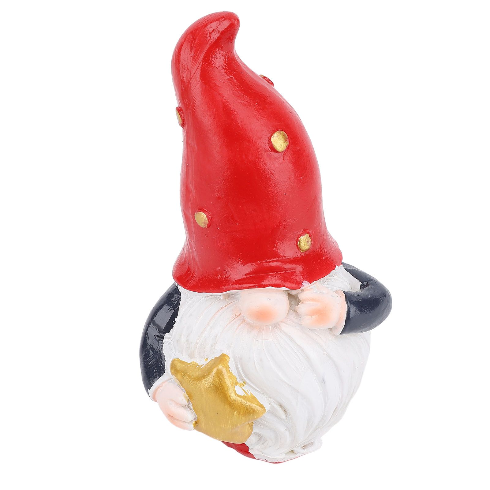 Cute Dwarf Statue Resin Gnome Holiday Decorations for Home Office Tabletop view 12