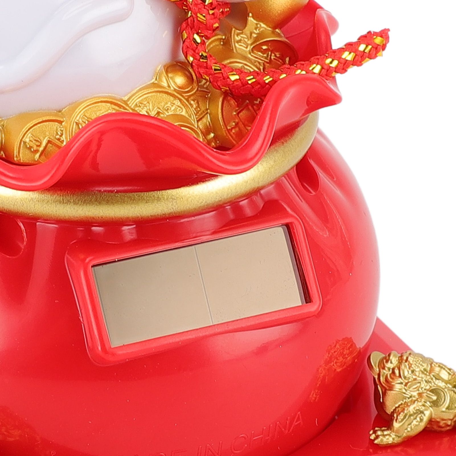 Lucky Cat Waving Arm ABS Solar Powered Light Induction Wealth Welcoming view 5