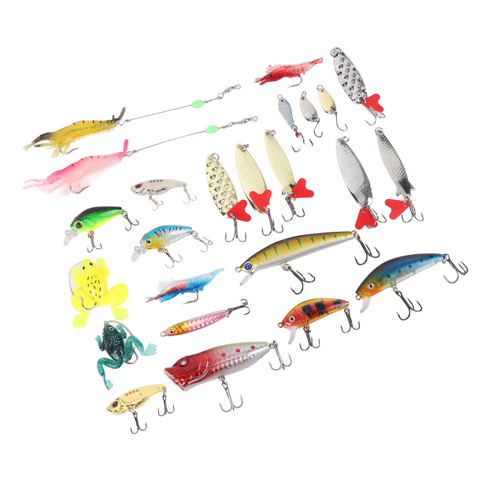 24 Days Xmas Countdown Fishing Lure Tackle Kit Fishing Advent Calendar Bait view 6