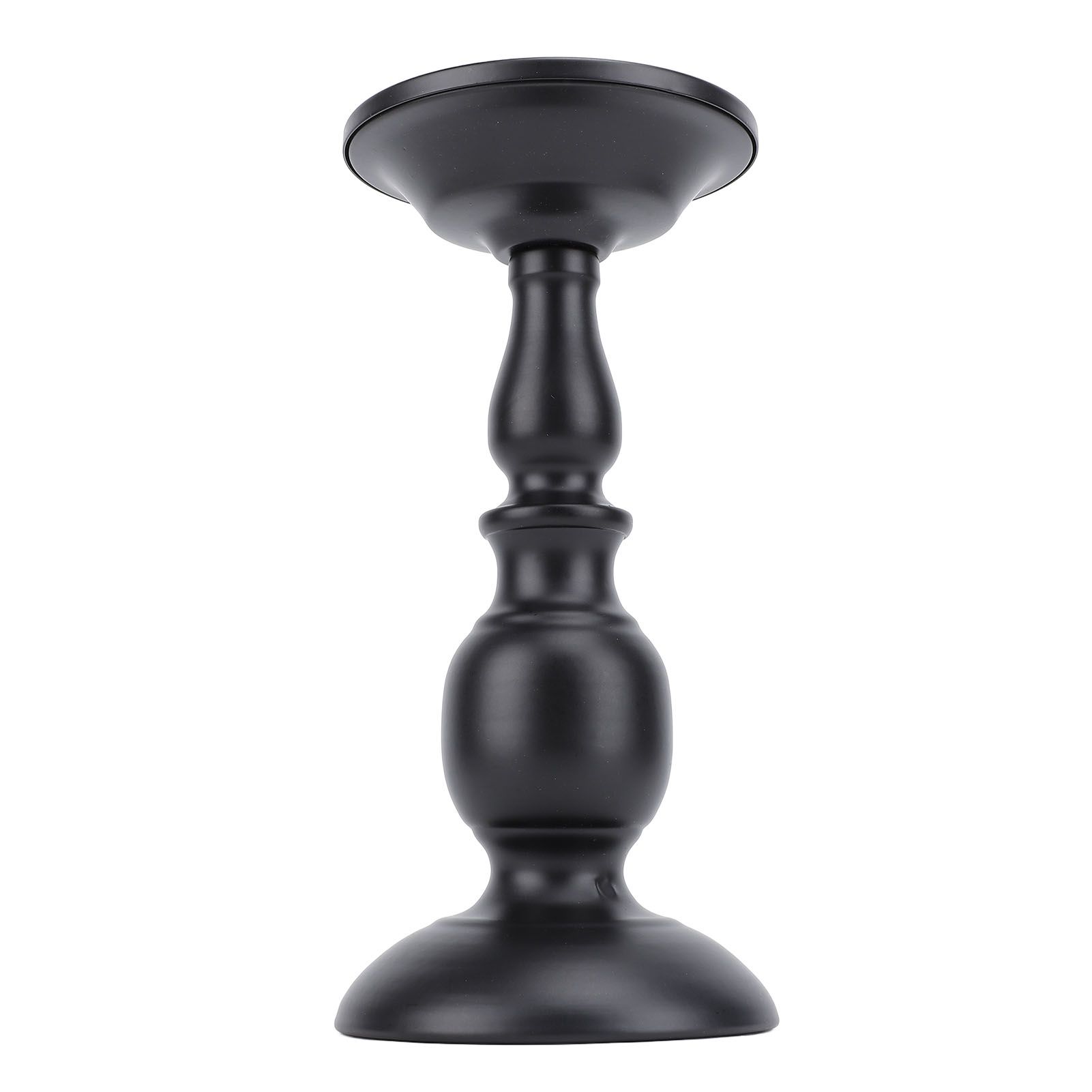 Retro Iron Candle Holder Metal Elegant Decorative Candlestick Holder Table view 3