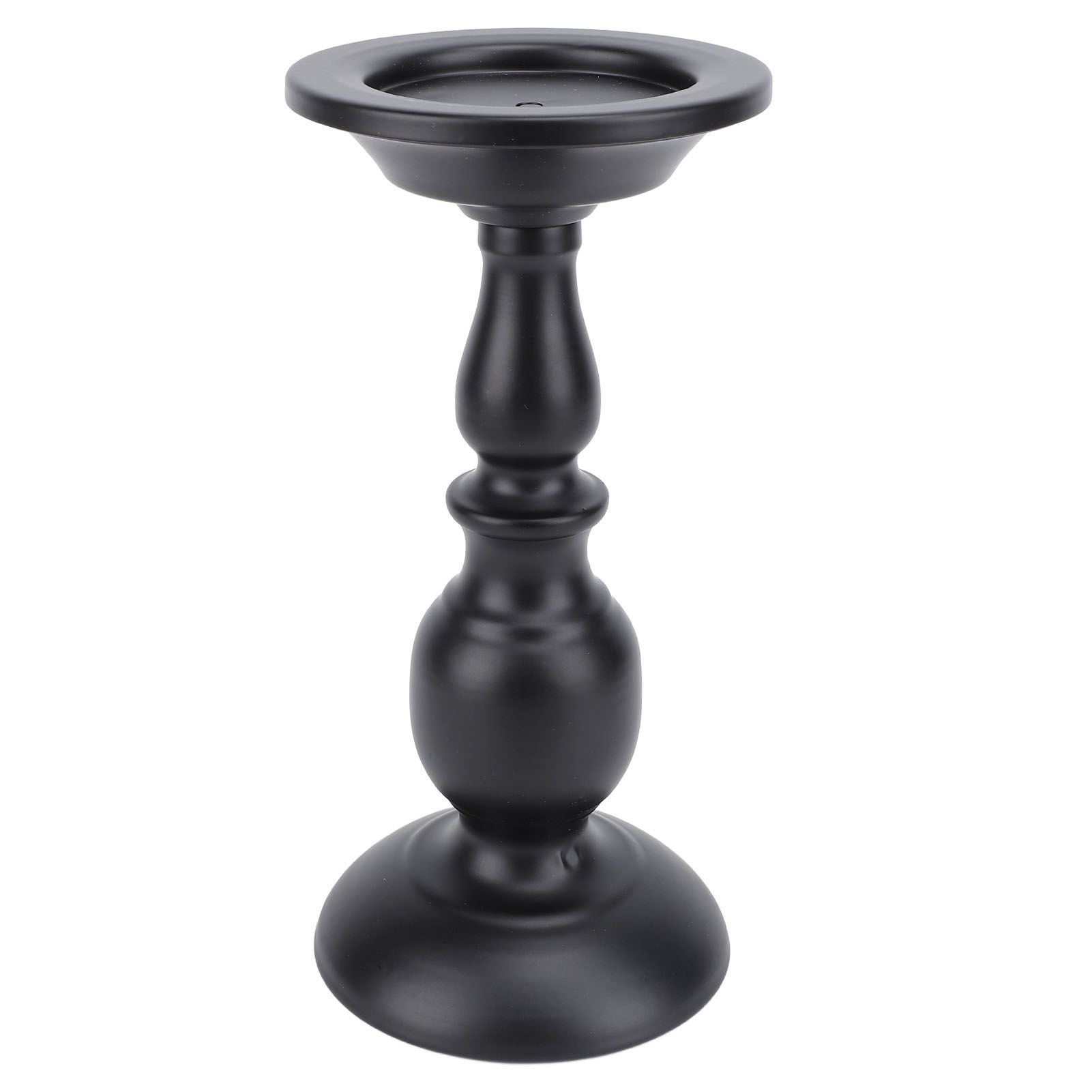Retro Iron Candle Holder Metal Elegant Decorative Candlestick Holder Table view 4