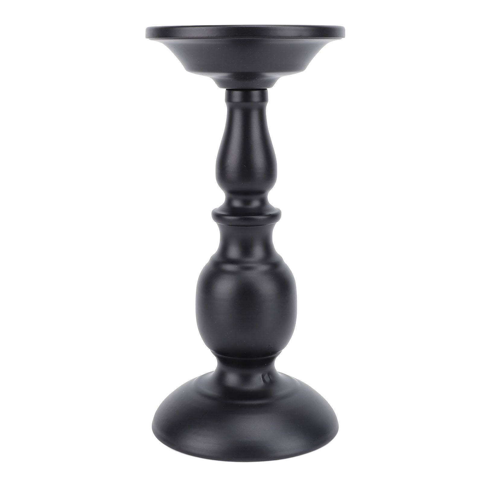 Retro Iron Candle Holder Metal Elegant Decorative Candlestick Holder Table view 6