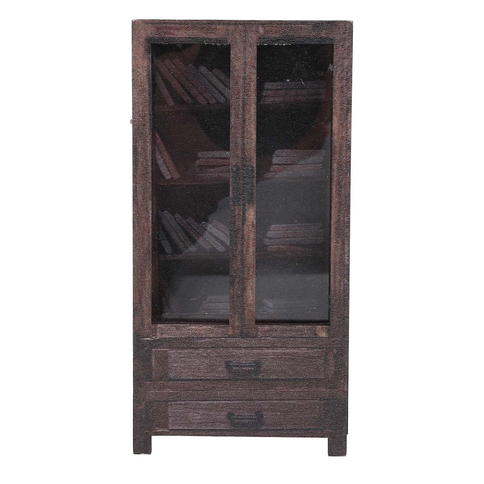 Bookshelf Figurine Realistic Creative Exquisite Small Bookshelf Ornament for view 3