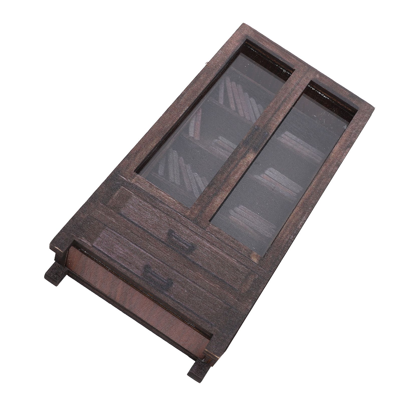 Bookshelf Figurine Realistic Creative Exquisite Small Bookshelf Ornament for view 9