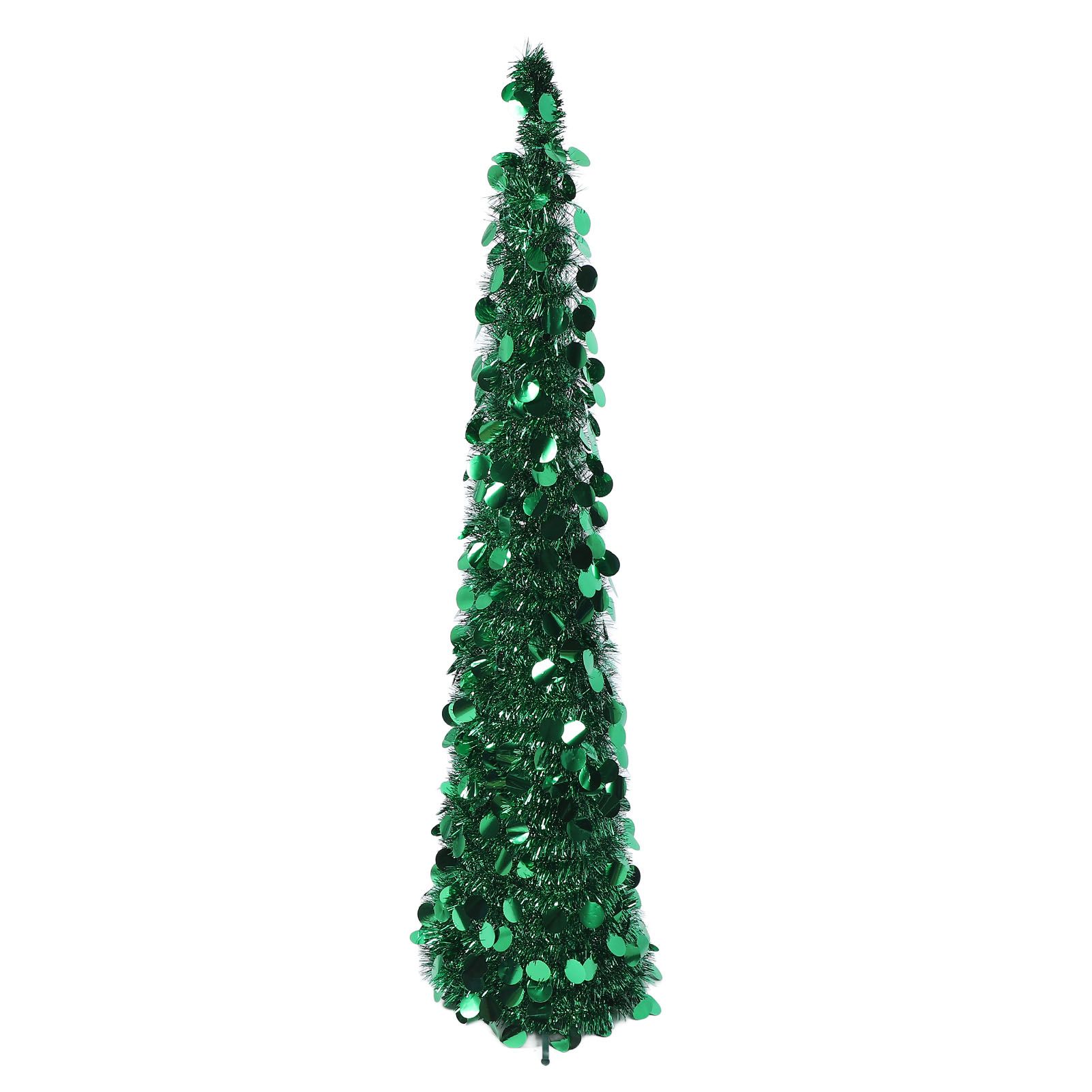 4.9ft PET Pop Up Xmas Tree Artificial Xmas Tree Folding Holiday Party view 4