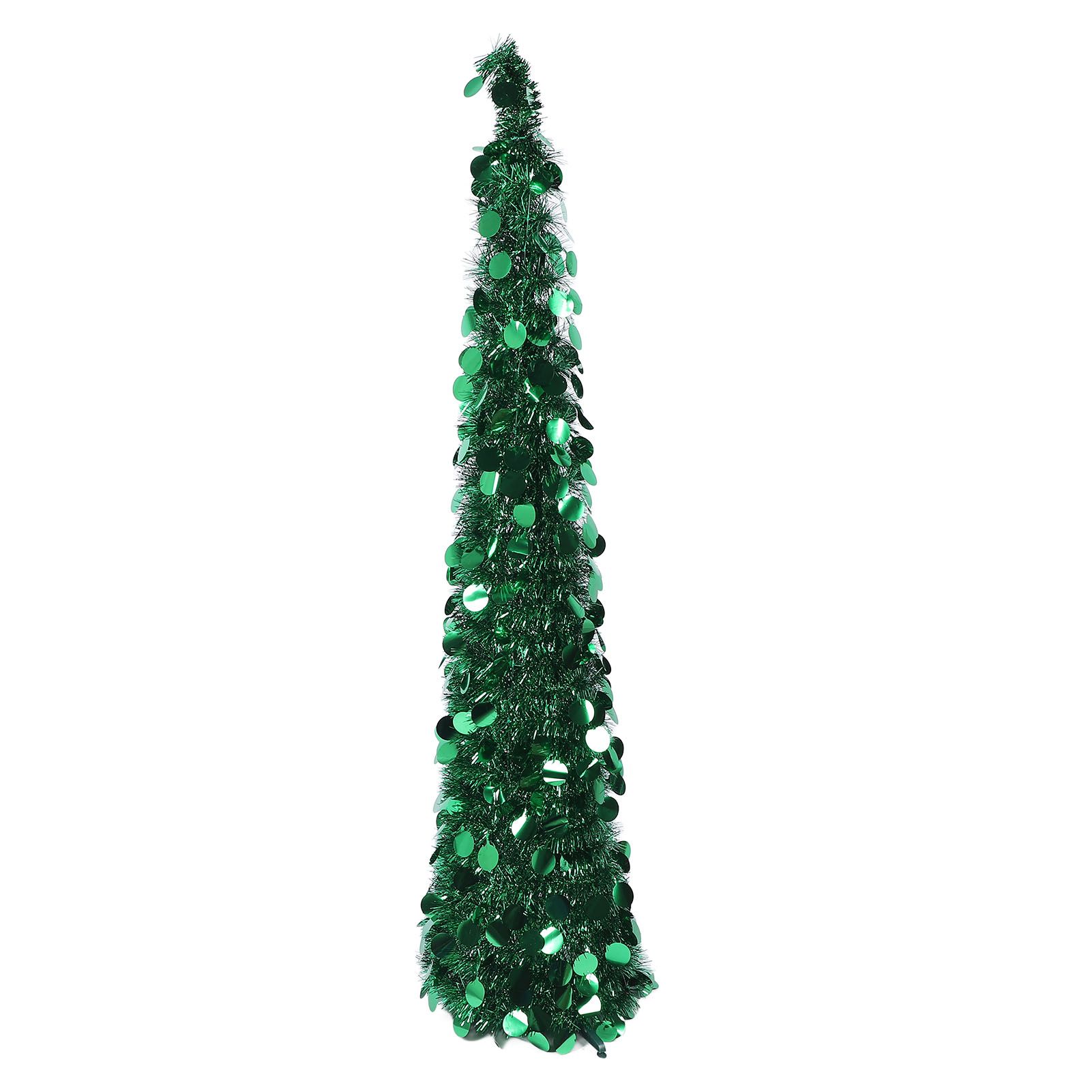 4.9ft PET Pop Up Xmas Tree Artificial Xmas Tree Folding Holiday Party view 8