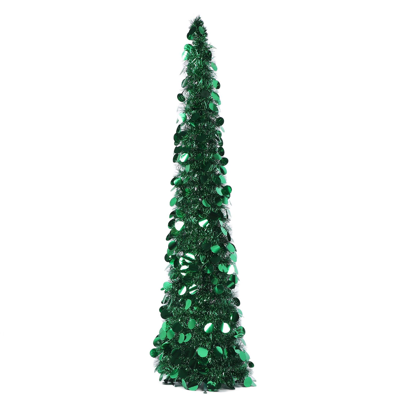 4.9ft PET Pop Up Xmas Tree Artificial Xmas Tree Folding Holiday Party view 9
