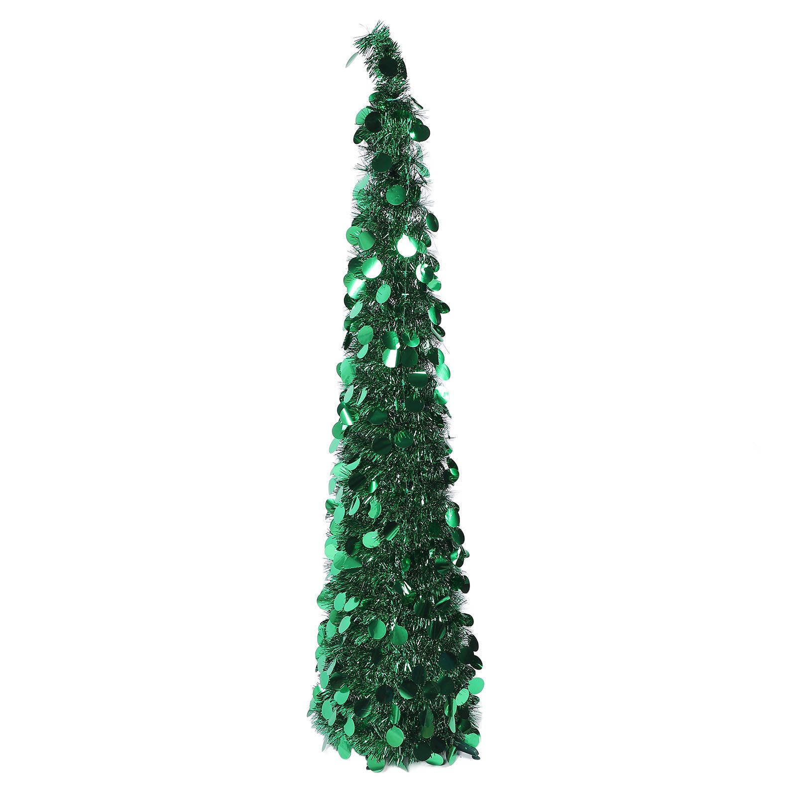 4.9ft PET Pop Up Xmas Tree Artificial Xmas Tree Folding Holiday Party view 11