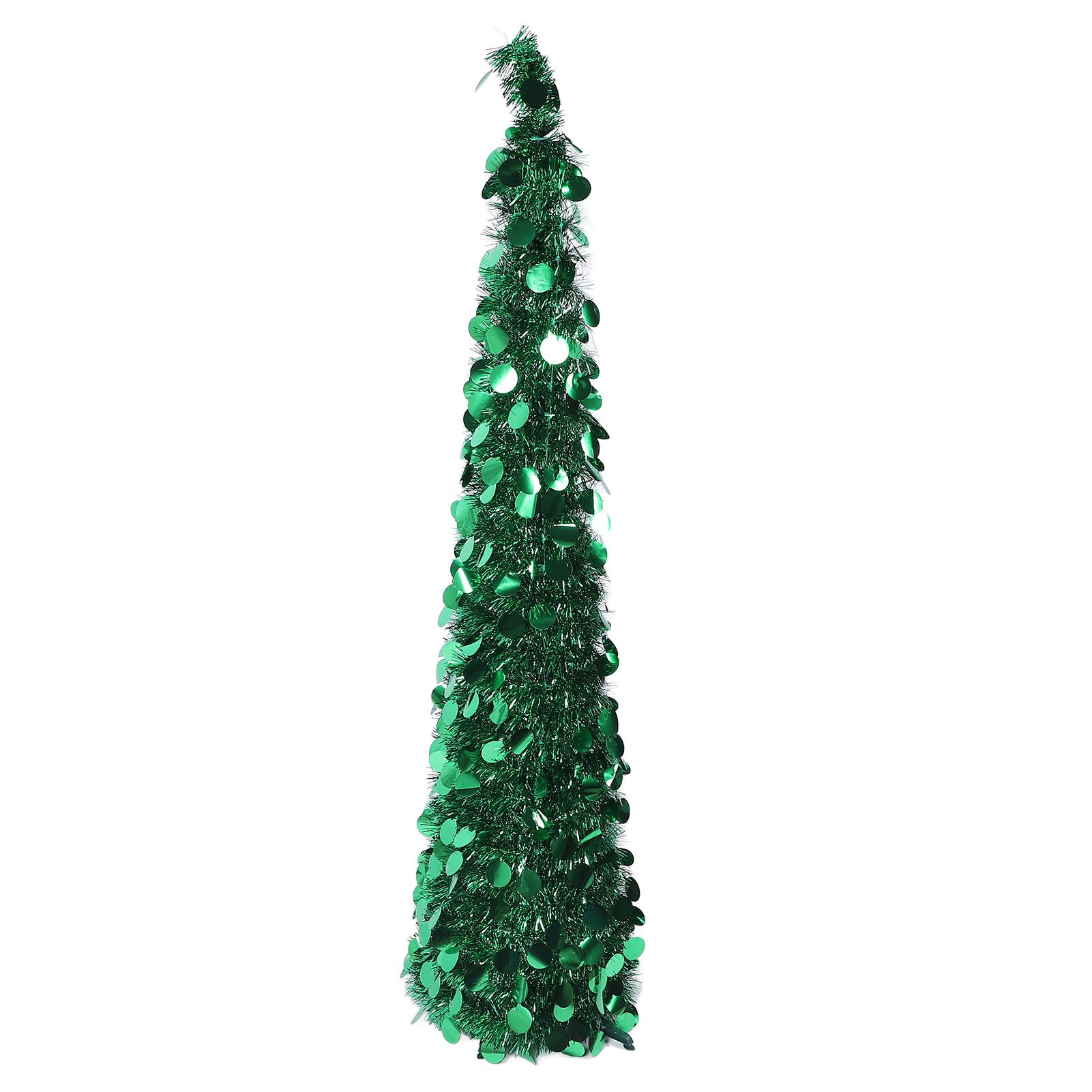 4.9ft PET Pop Up Xmas Tree Artificial Xmas Tree Folding Holiday Party view 12