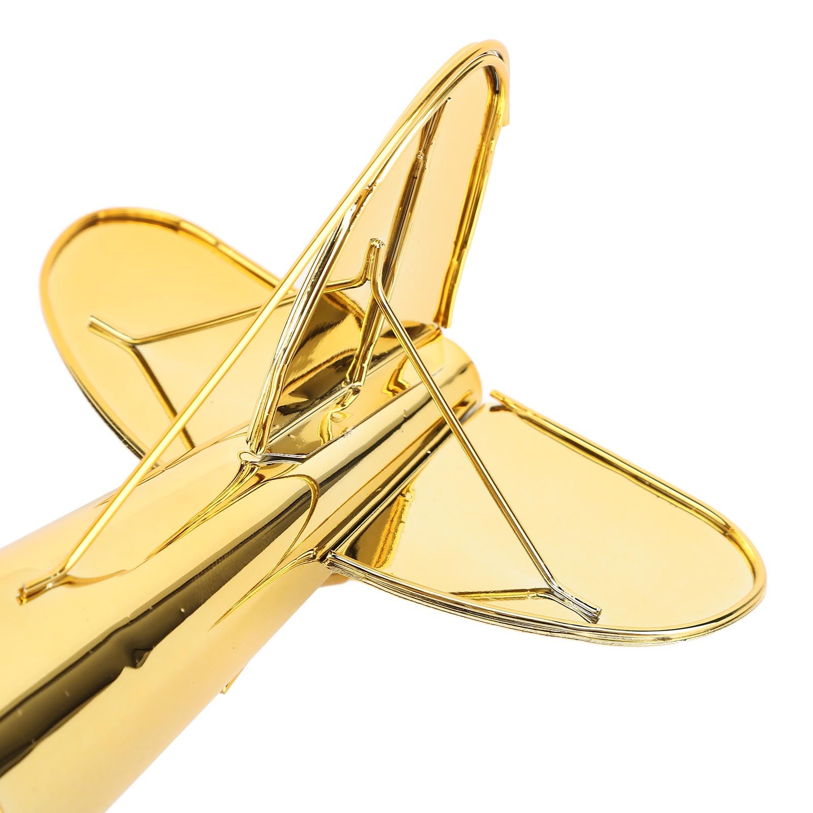Large Vintage Airplane Model Simulation Retro Iron Airplane Ornament view 5