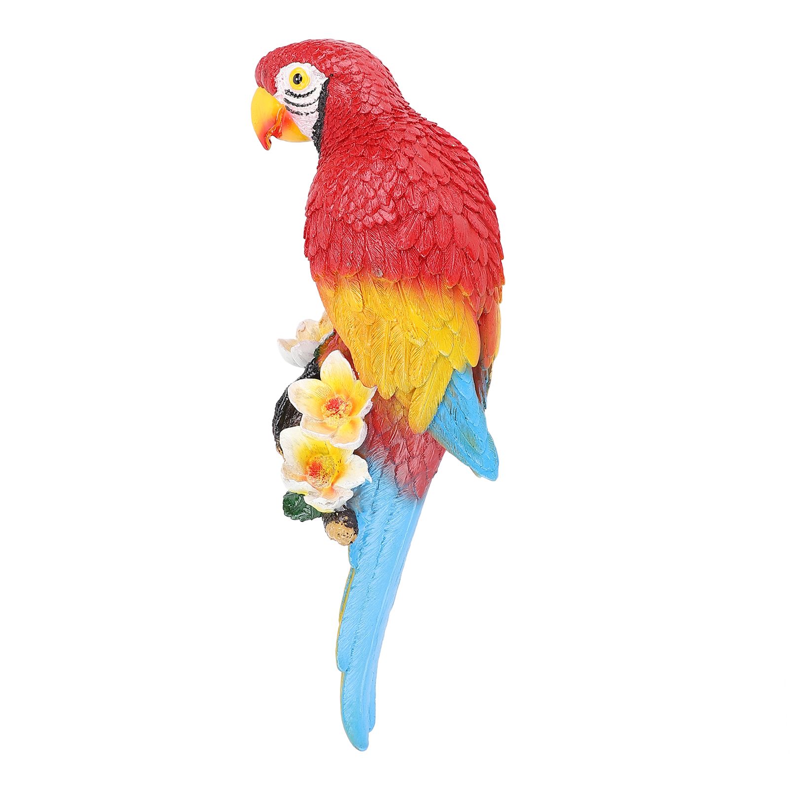 Parrot Sculpture Decoration Indoor Outdoor Resin Macaw Statue Figurine Garden view 3