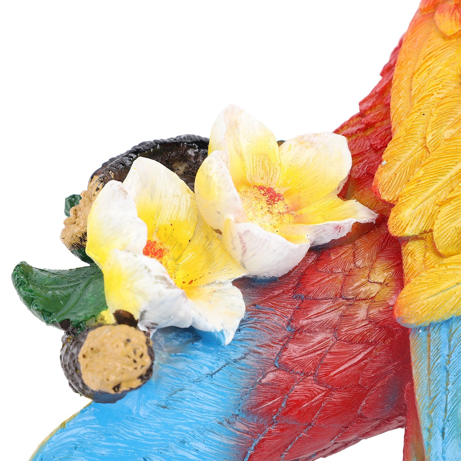 Parrot Sculpture Decoration Indoor Outdoor Resin Macaw Statue Figurine Garden view 7