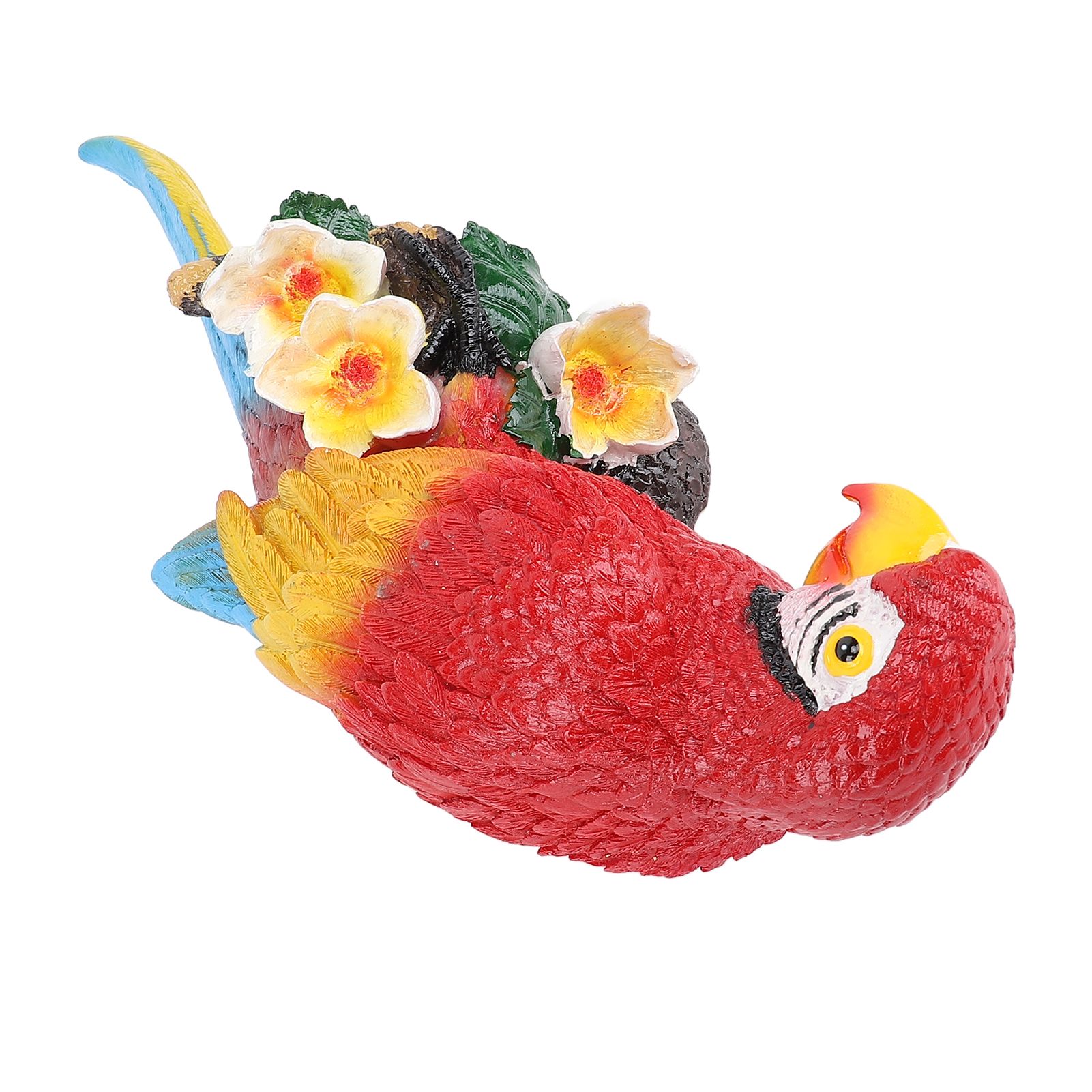 Parrot Sculpture Decoration Indoor Outdoor Resin Macaw Statue Figurine Garden view 8
