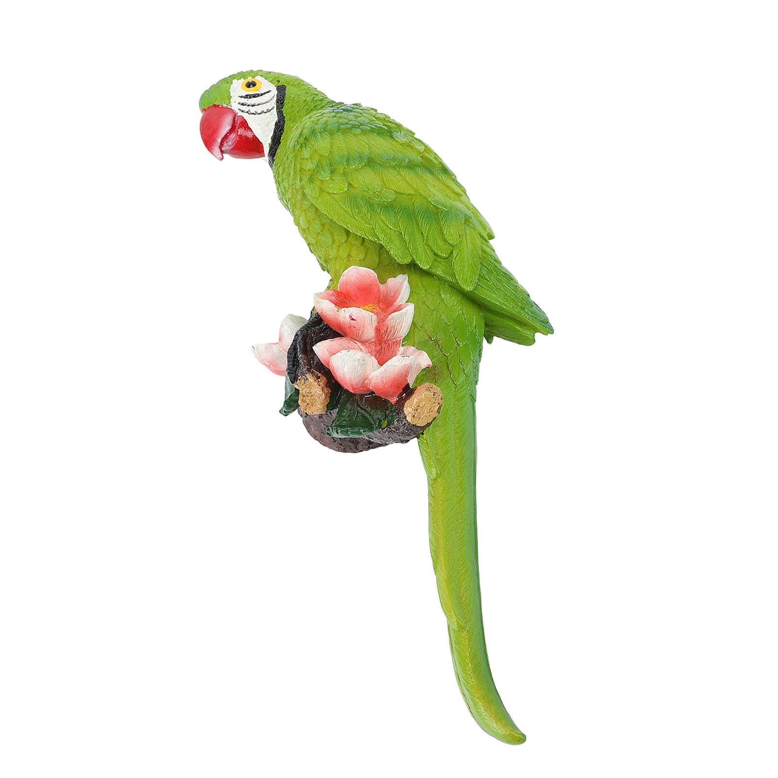 Hanging Parrots Sculpture Decorative Realistic Animal Parrots Garden Statues view 10