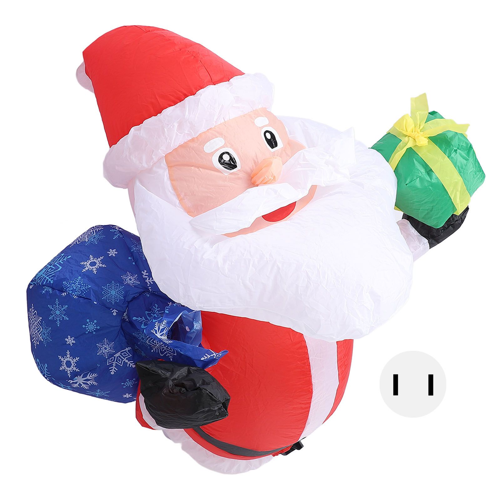 Inflatable Father Xmas with Blower LED Light 210T Polyester Fiber 3.9ft IP44 view 3