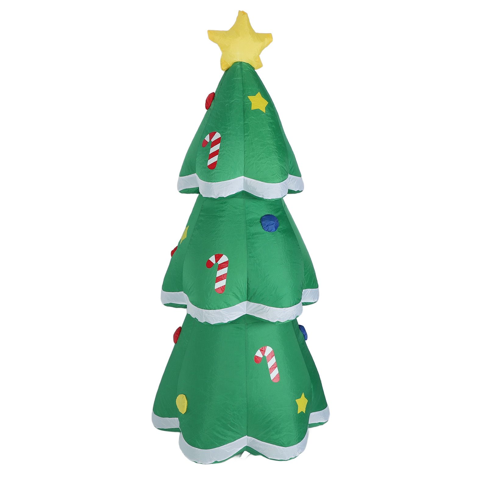 4.9FT Inflatable Xmas Tree LED Lighted 210T Polyester IP44 Water Resistant view 6