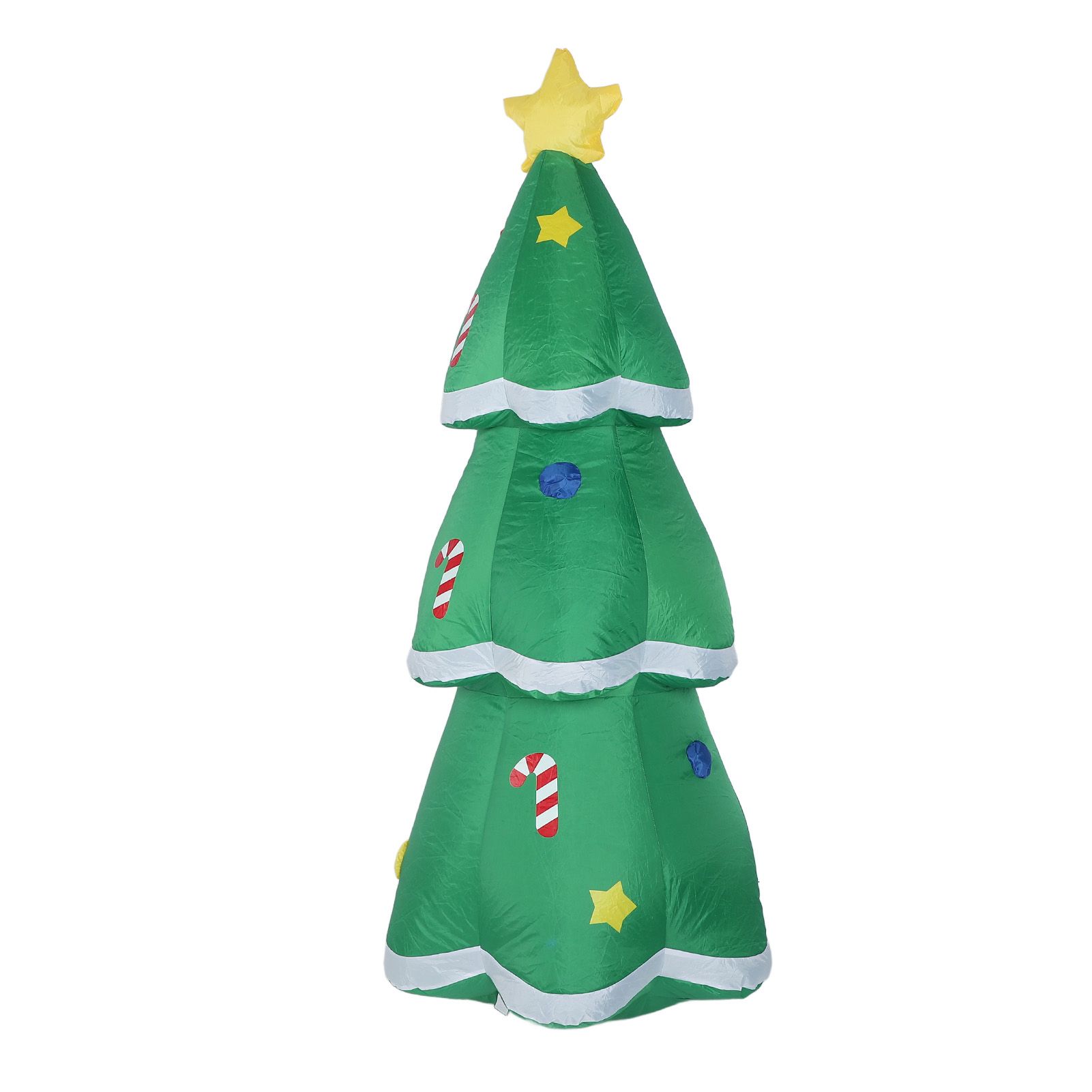 4.9FT Inflatable Xmas Tree LED Lighted 210T Polyester IP44 Water Resistant view 9