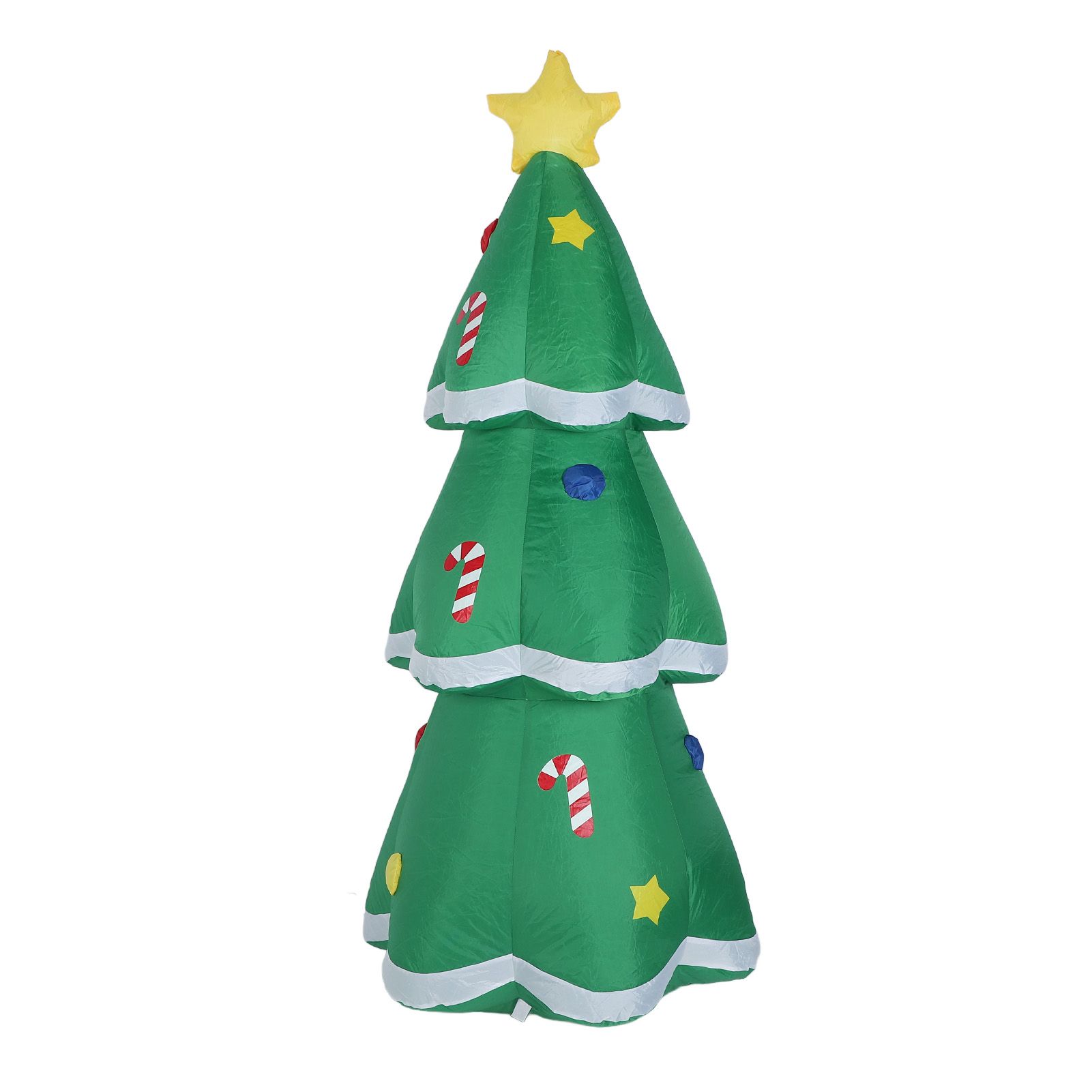 4.9FT Inflatable Xmas Tree LED Lighted 210T Polyester IP44 Water Resistant view 10