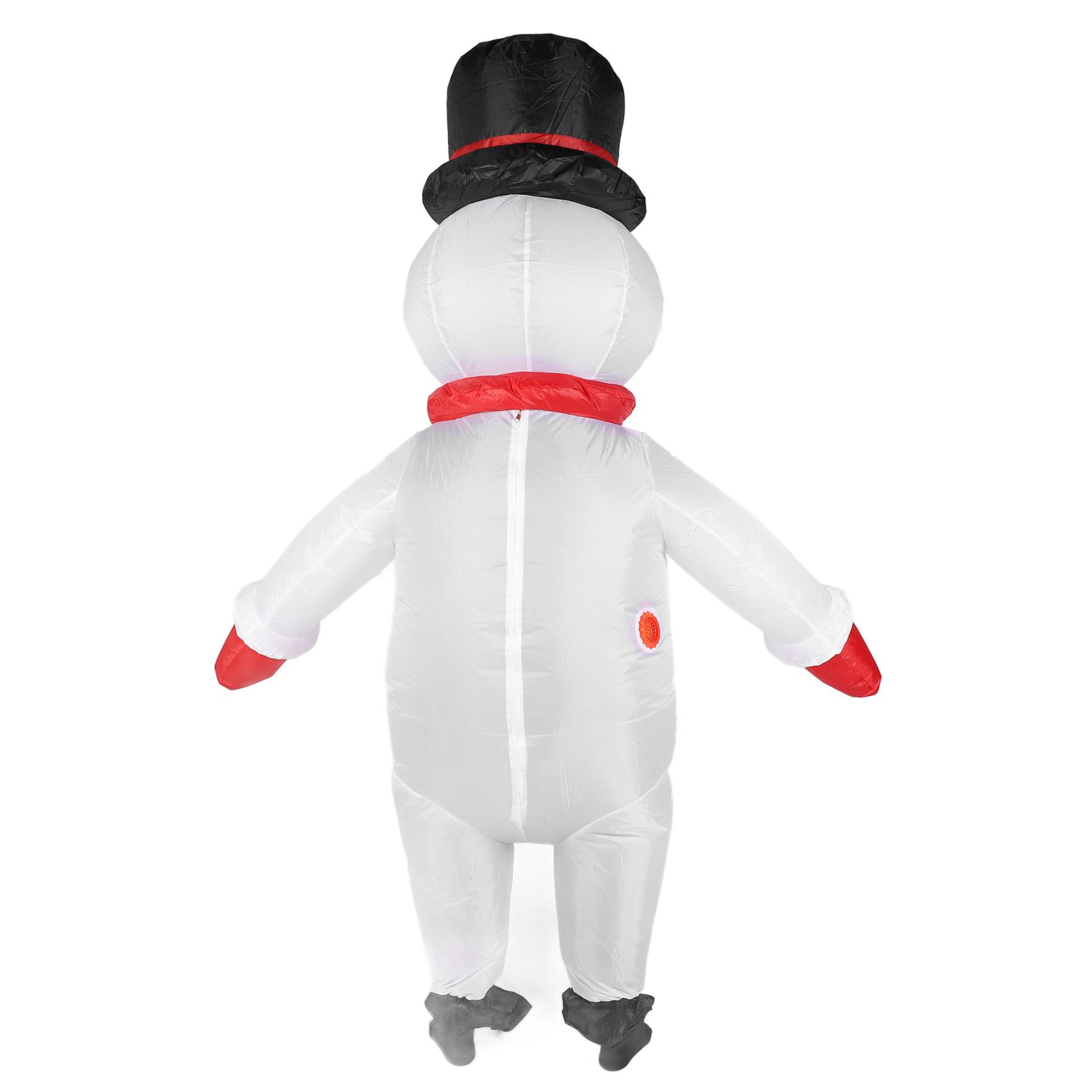 5.9ft Snowman Inflatable Costume Water Resistant Funny Snowman Blow Up Suit view 8