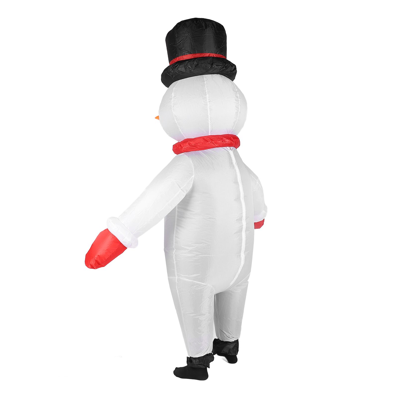 5.9ft Snowman Inflatable Costume Water Resistant Funny Snowman Blow Up Suit view 11
