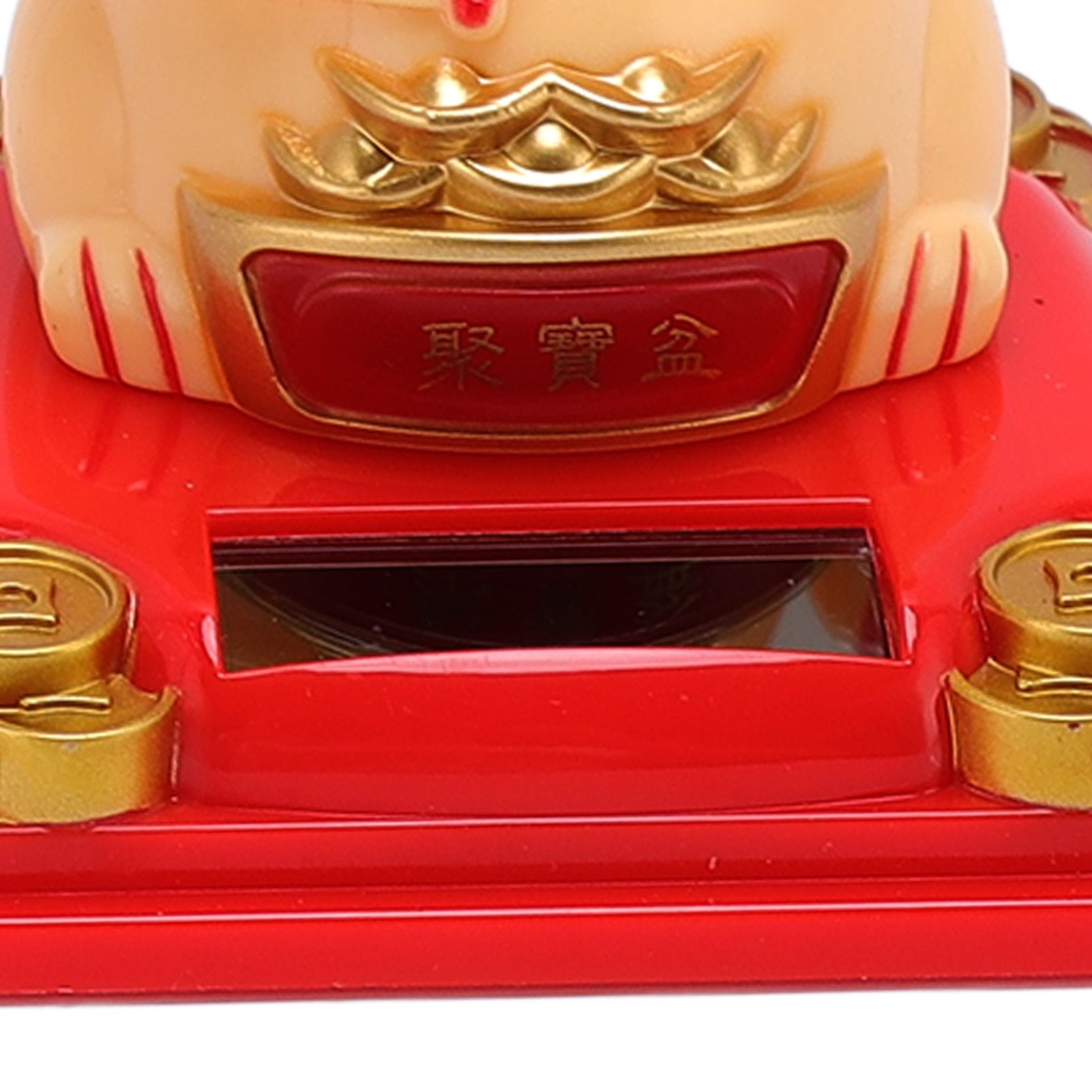 Solar Powered Waving Cat Good Luck Fortune Ornament Lucky Welcoming Decor with view 5