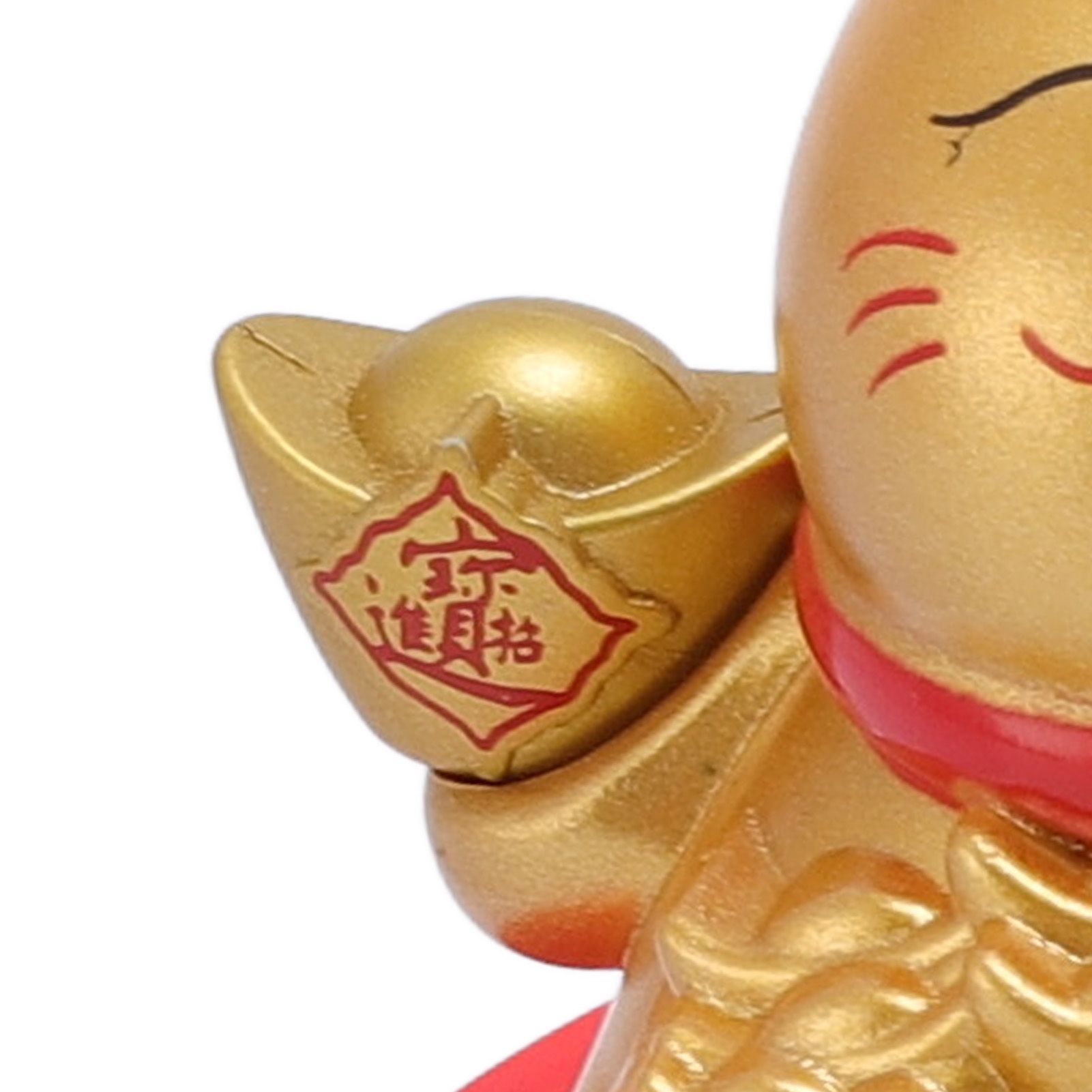 Feng Shui Lucky Cat Solar Powered Waving Maneki Neko Decoration Lucky Cat view 7