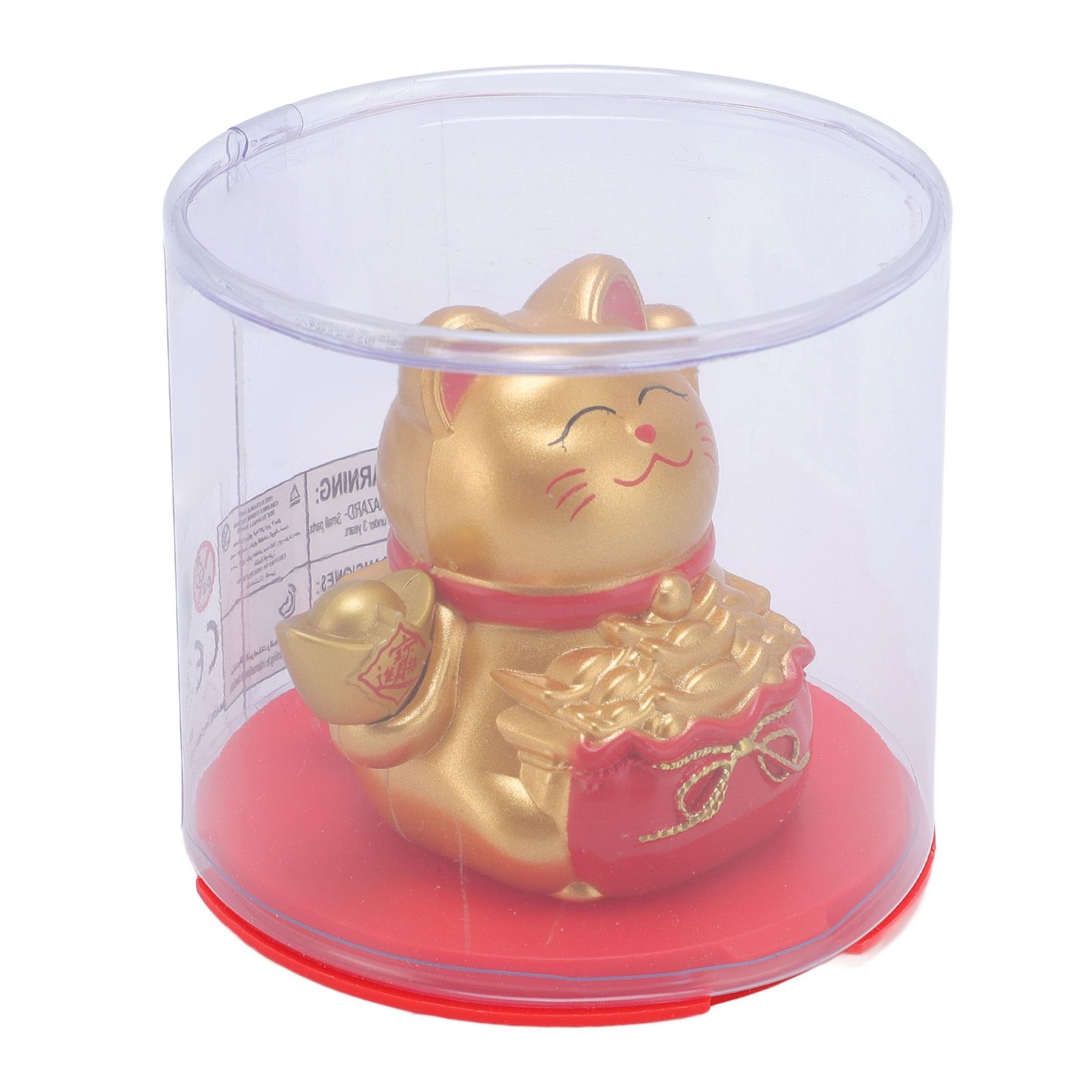 Feng Shui Lucky Cat Solar Powered Waving Maneki Neko Decoration Lucky Cat view 11